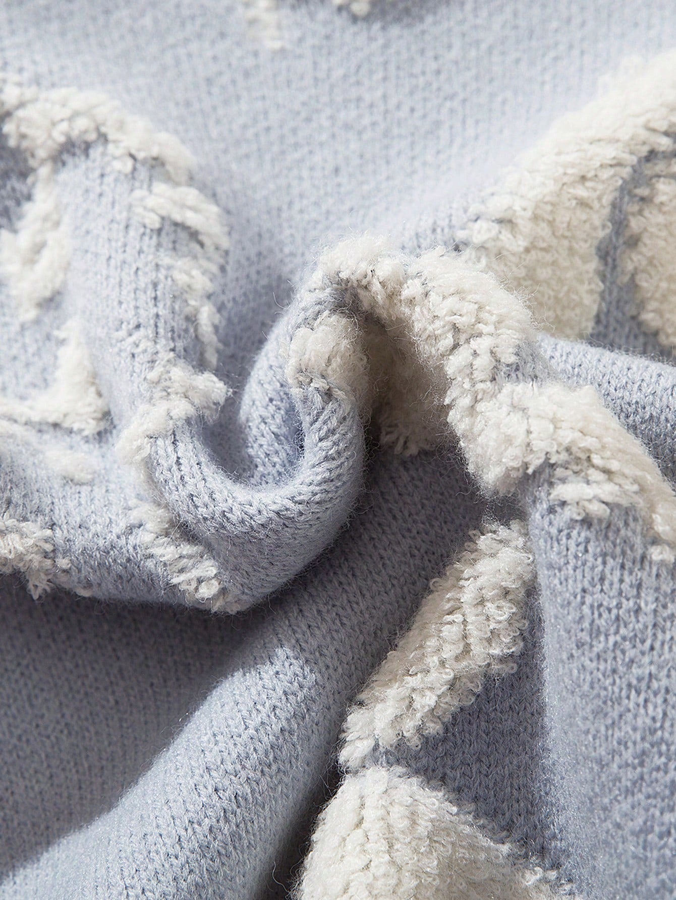 ANDREILEE RABBIT LETTER PATTERN SWEATER