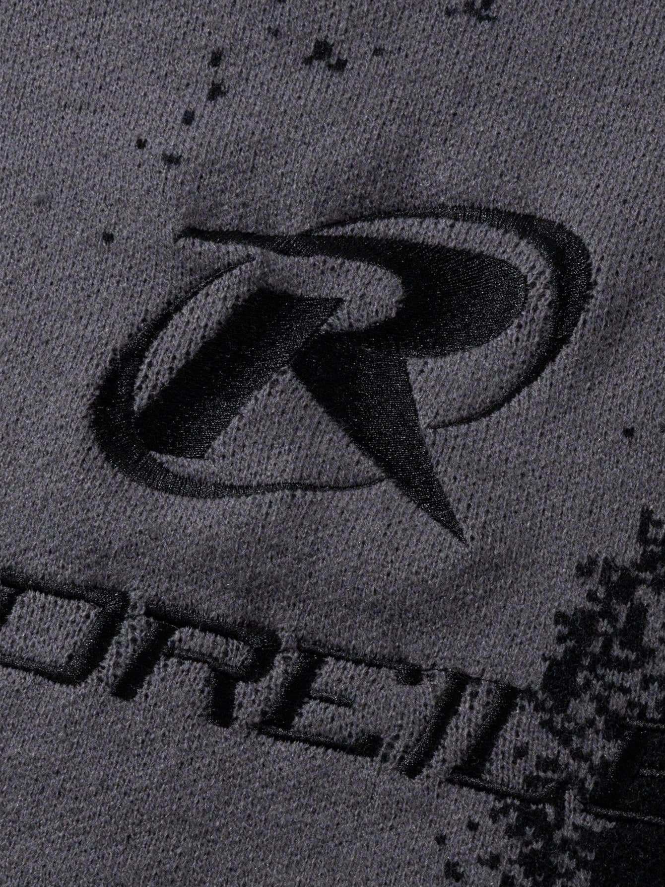 ANDREILEE MOTORCYCLE SPLICING SWEATER