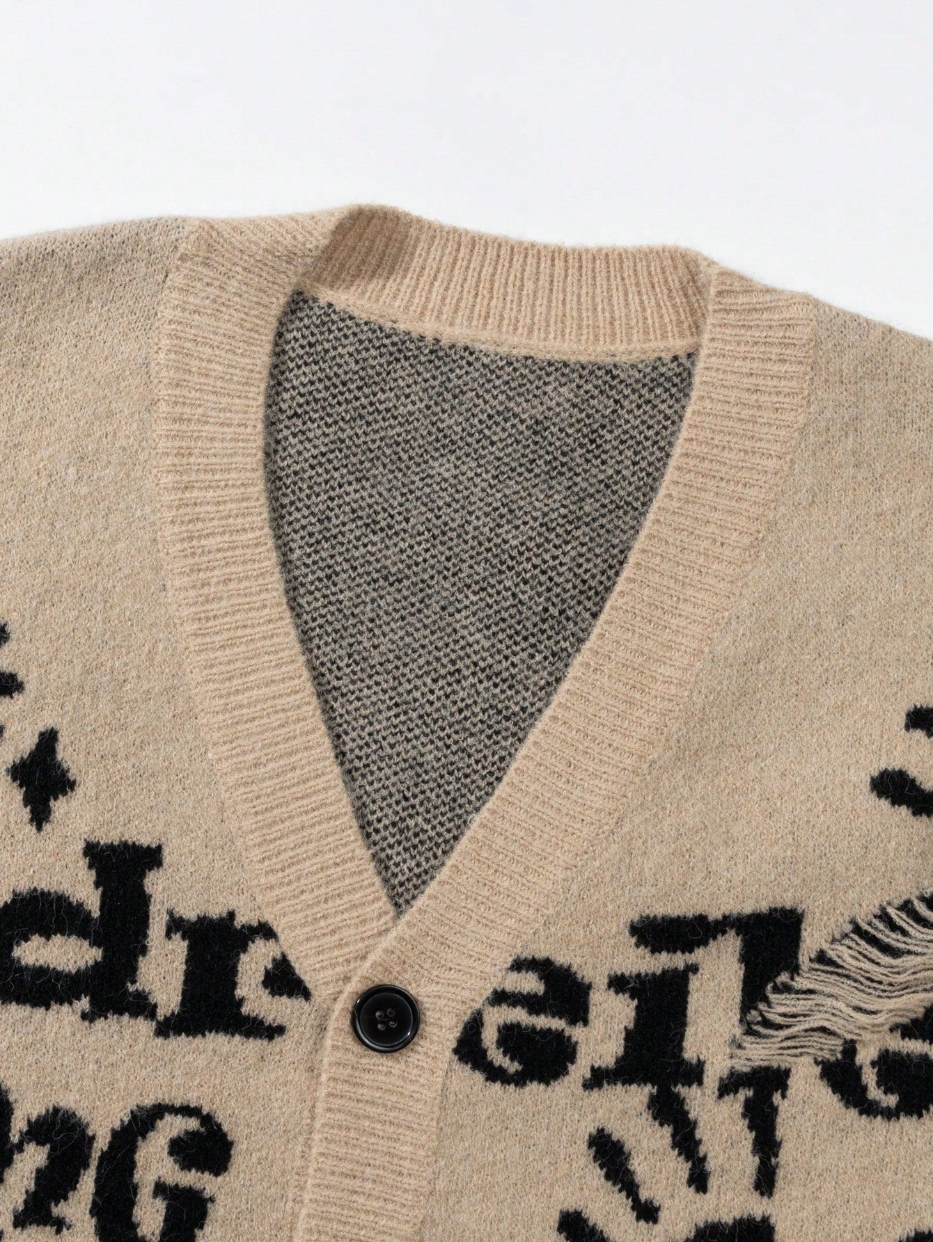 ANDREILEE BROKEN LONG SLEEVED CARDIGAN