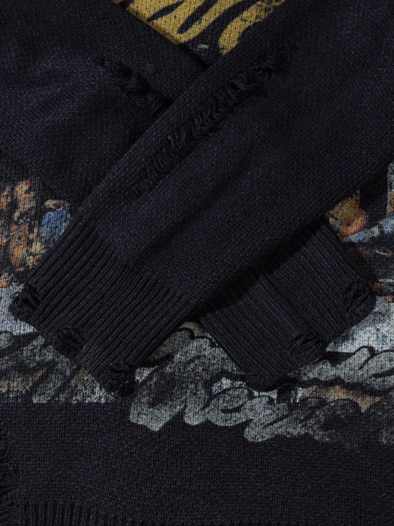 ANDREILEE FRENCH OIL PAINTING SWEATER