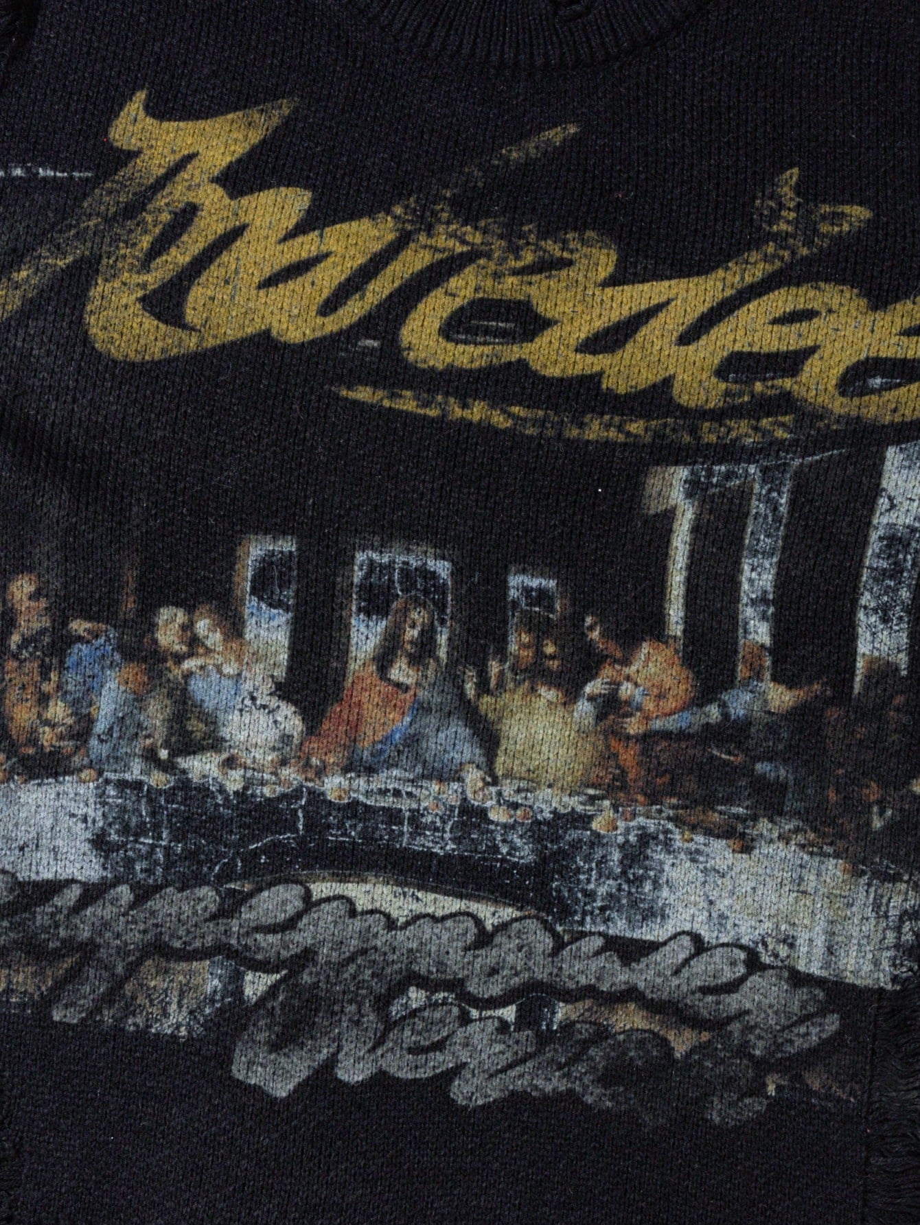 ANDREILEE FRENCH OIL PAINTING SWEATER