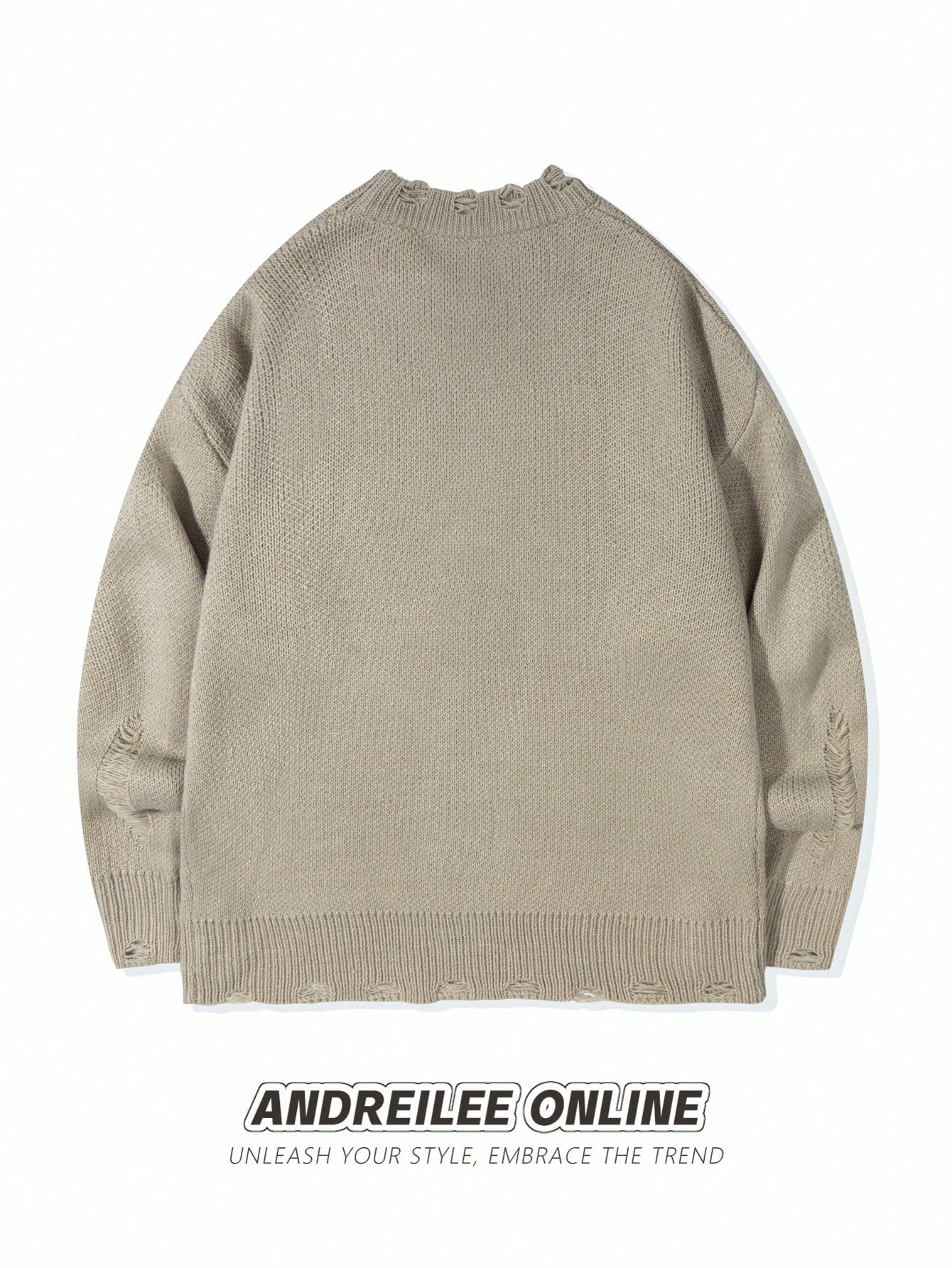 ANDREILEE FRENCH OIL PAINTING SWEATER