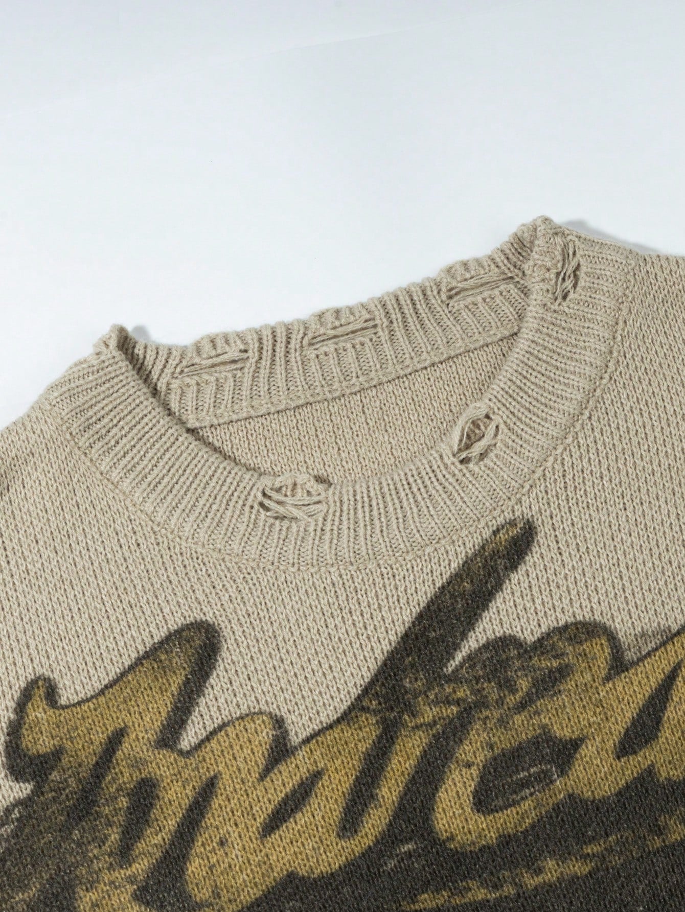 ANDREILEE FRENCH OIL PAINTING SWEATER