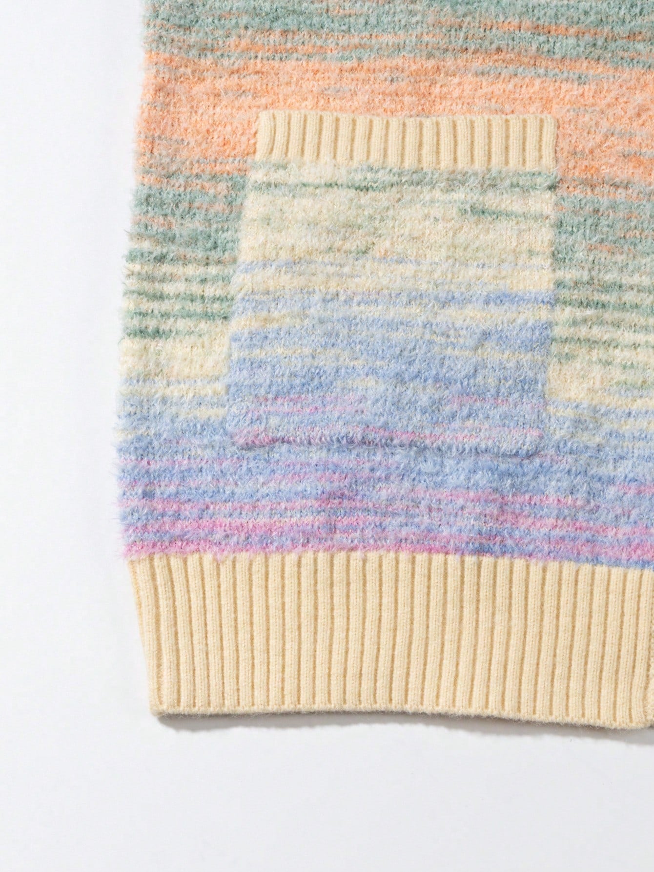 ANDREILEE MIXED COLOR CARDIGAN SWEATER