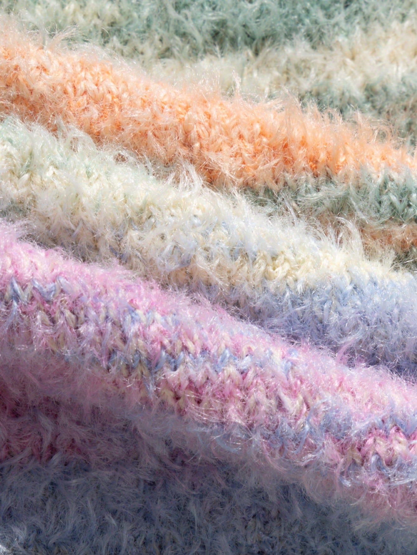 ANDREILEE MIXED COLOR CARDIGAN SWEATER