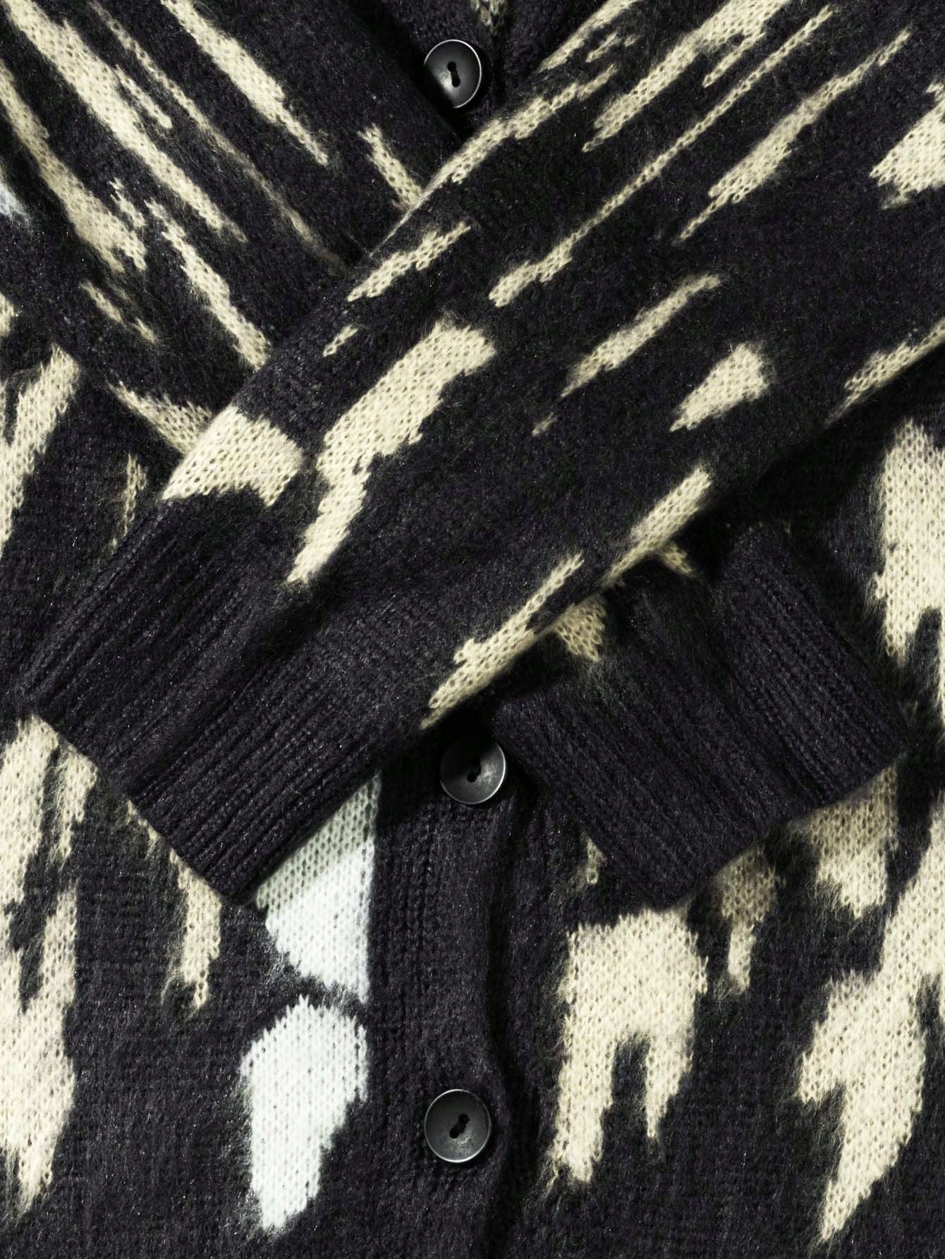 ANDREILEE IRREGULAR PATTERN VINTAGE SWEATER