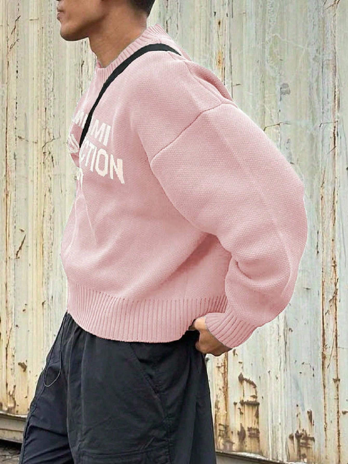 ANDREILEE ENGLISH PATTERNED JACQUARD SWEATER