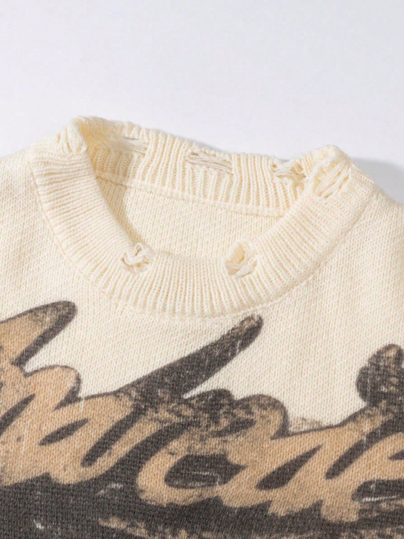 ANDREILEE FRENCH OIL PAINTING SWEATER