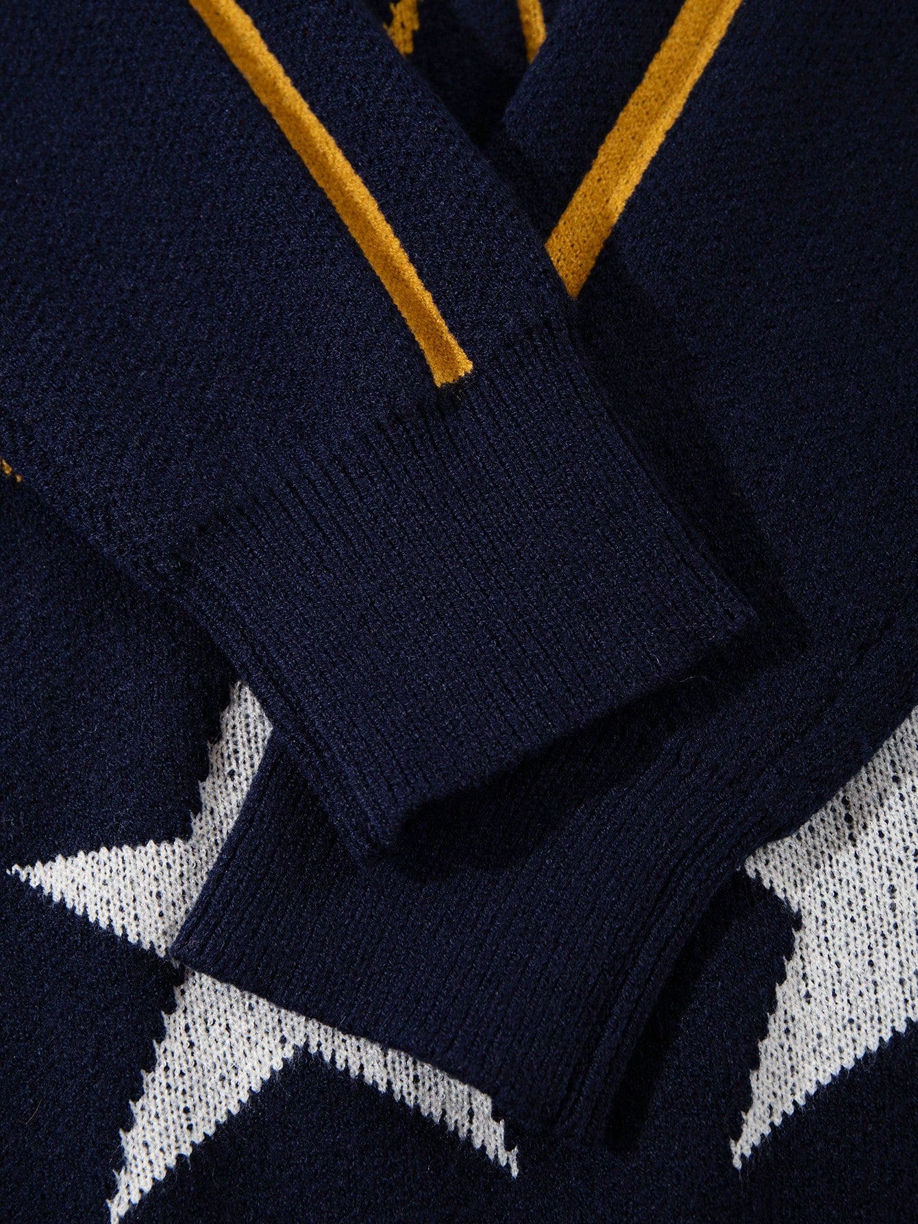 ANDREILEE WHITE DOVE PRINT POLO PULLOVER