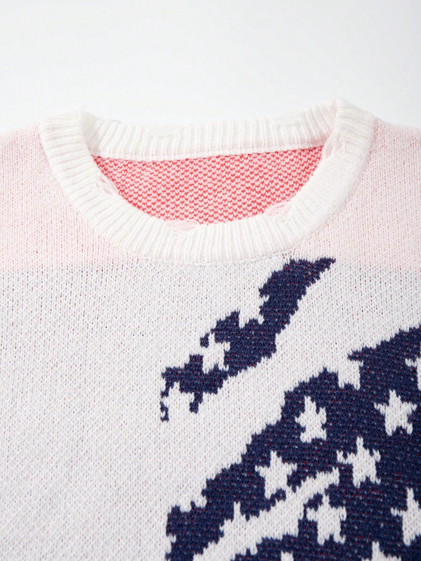 ANDREILEE AMERICAN FLAG PRINT PULLOVER SWEATSHIRT