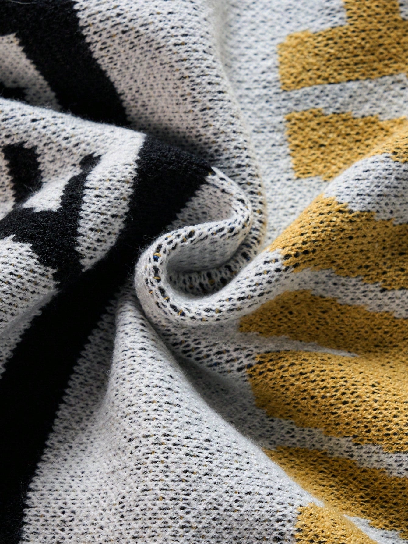 ANDREILEE ENGLISH LETTERS POLO COLLAR OPEN-FRONT SWEATER