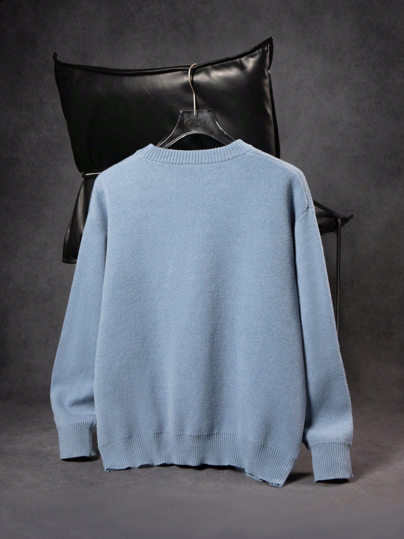 ANDREILEE ANGEL PRINT PULLOVER SWEATER