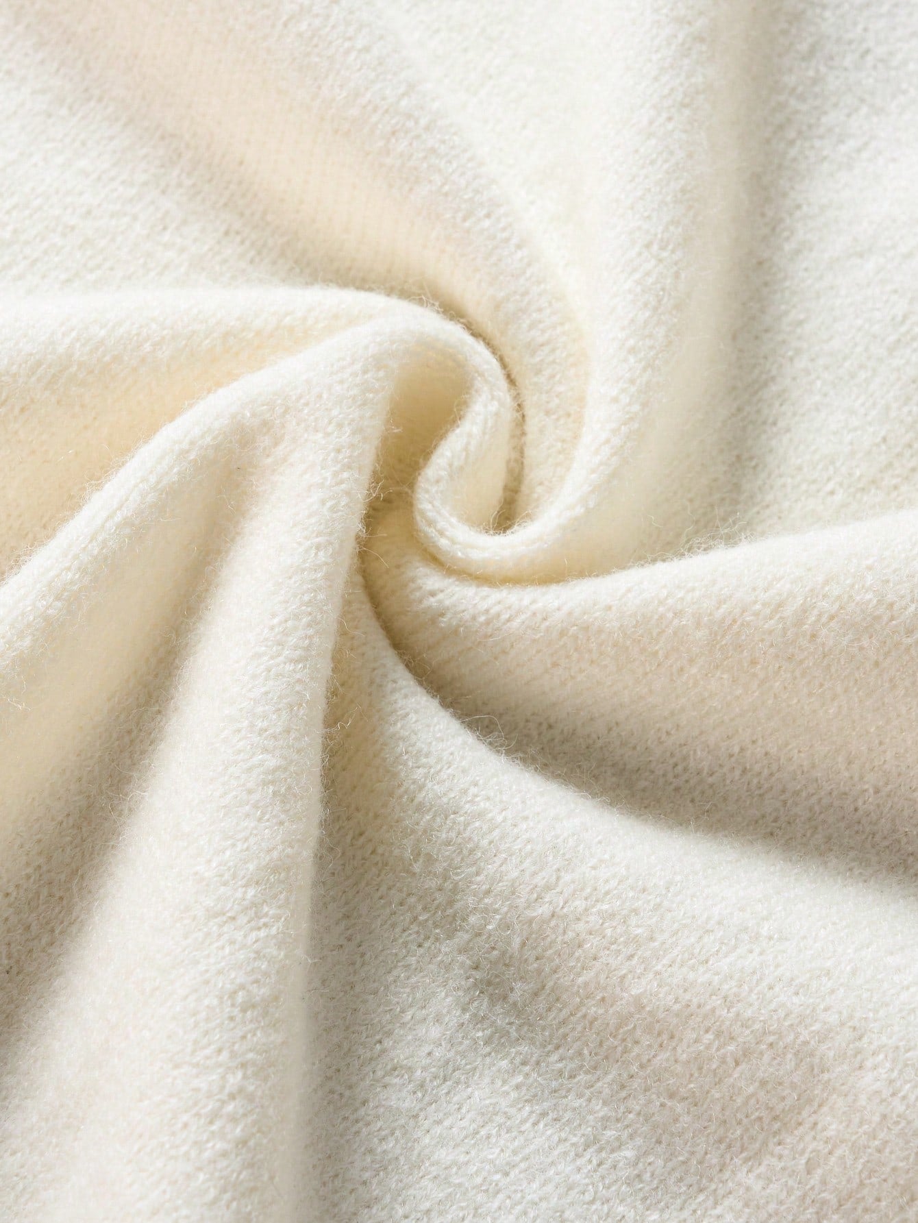 ANDREILEE FRINGED AND WORN-OUT PULLOVER SWEATER