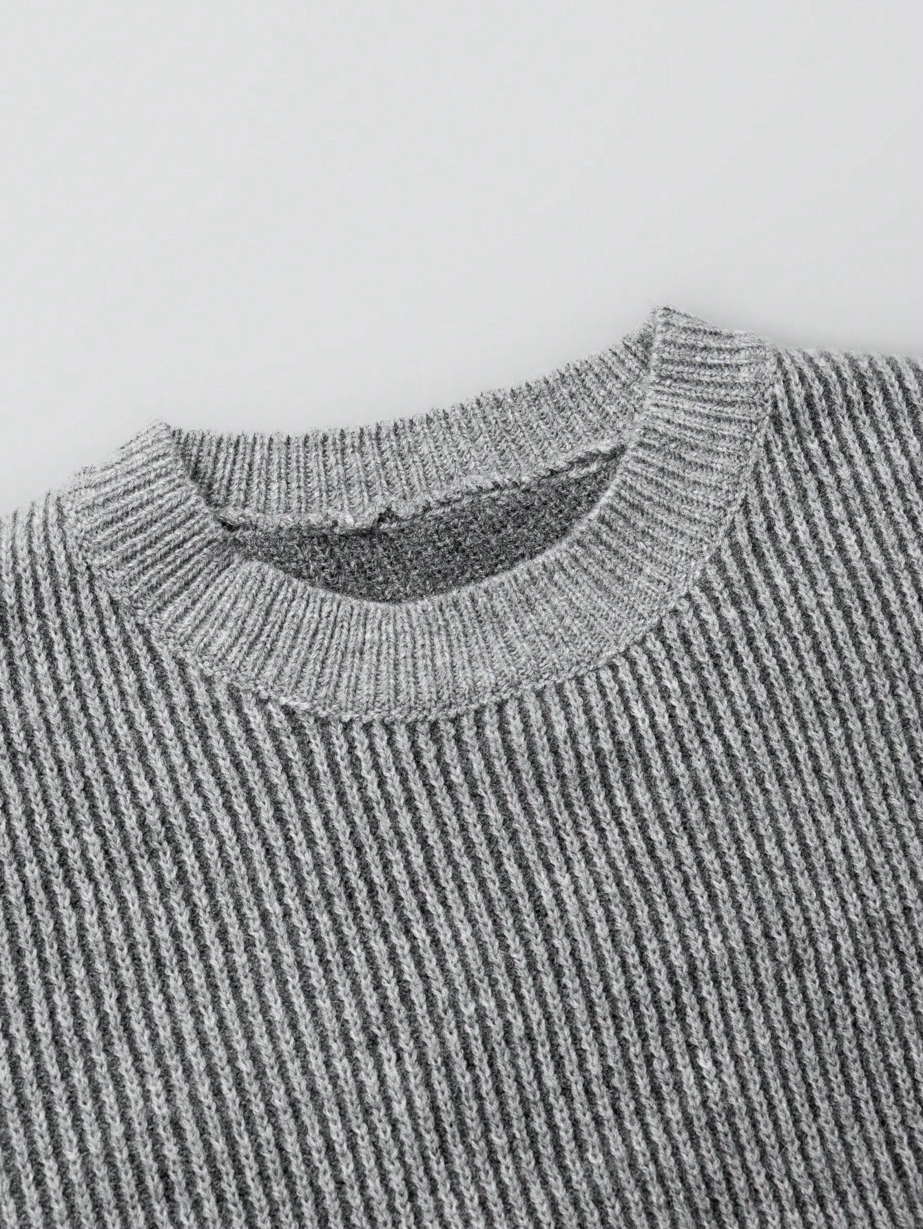 ANDREILEE WING BONE PATTERN PULLOVER SWEATER