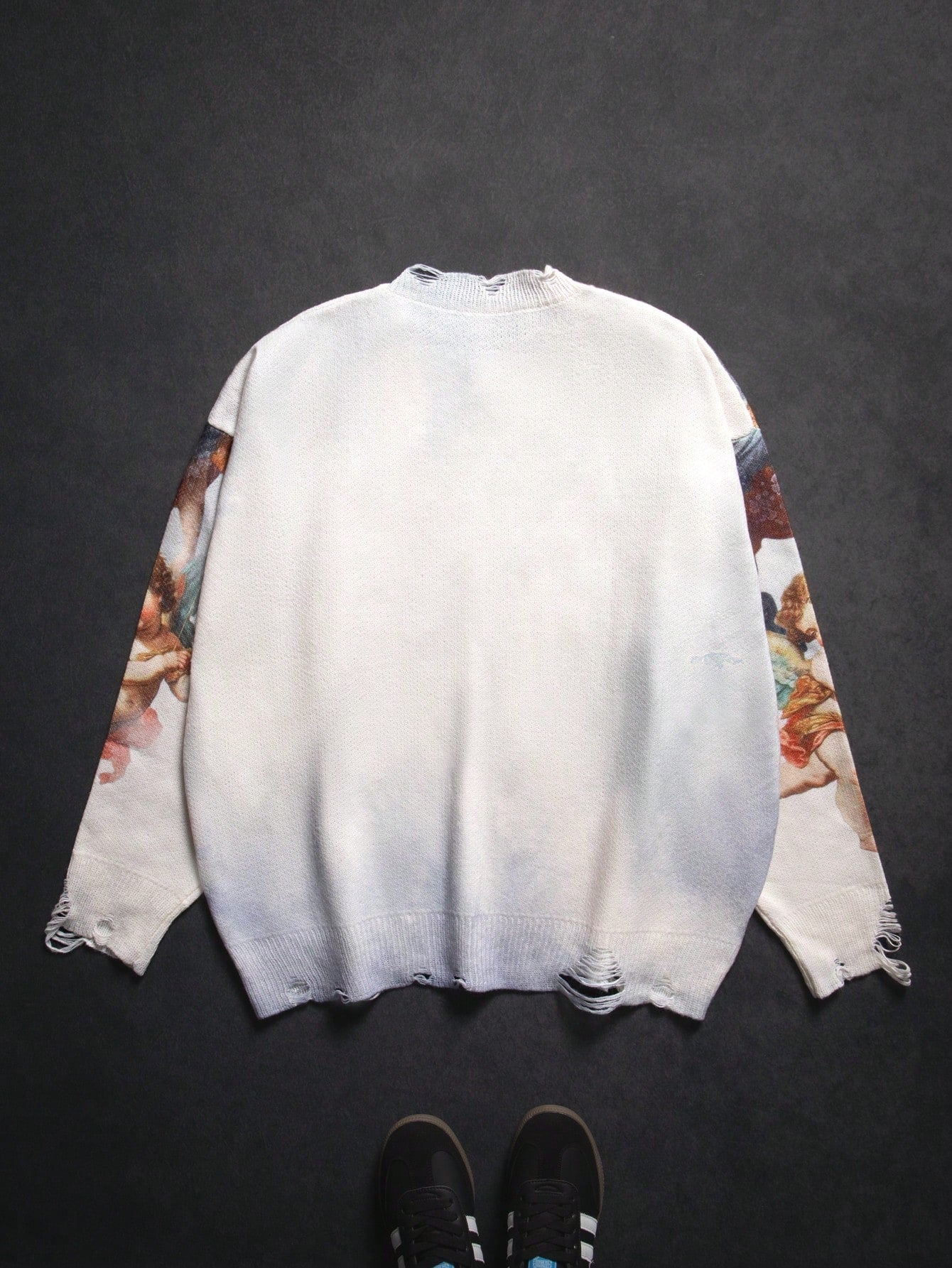 ANDREILEE CUPID CREW NECK PULLOVER SWEATER
