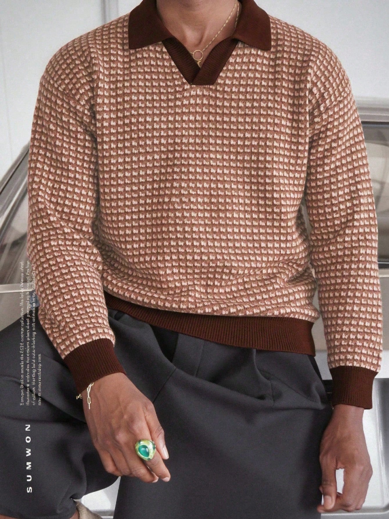 ANDREILEE PULLOVER V-NECK SWEATER