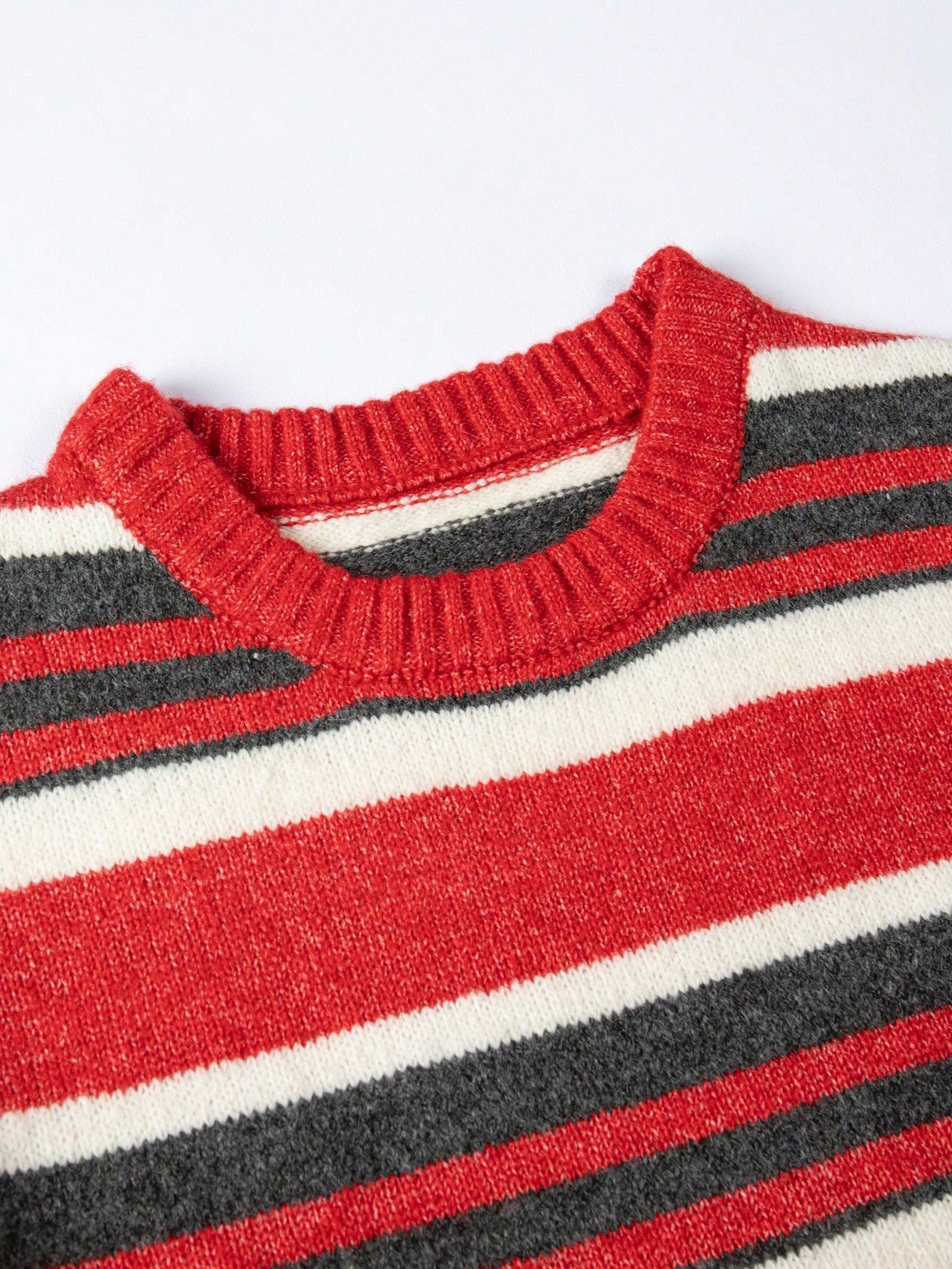 ANDREILEE STRIPED PULLOVER SWEATER