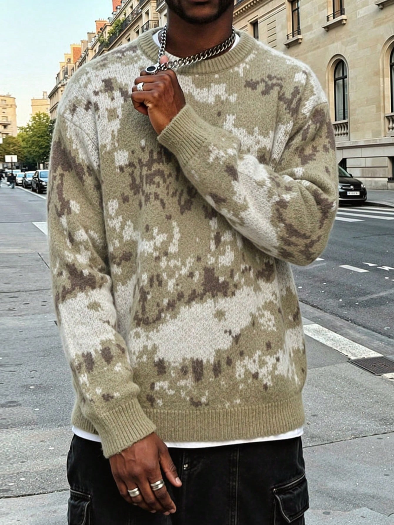 ANDREILEE HIGH STREET COLORBLOCK PULLOVER SWEATSHIRT