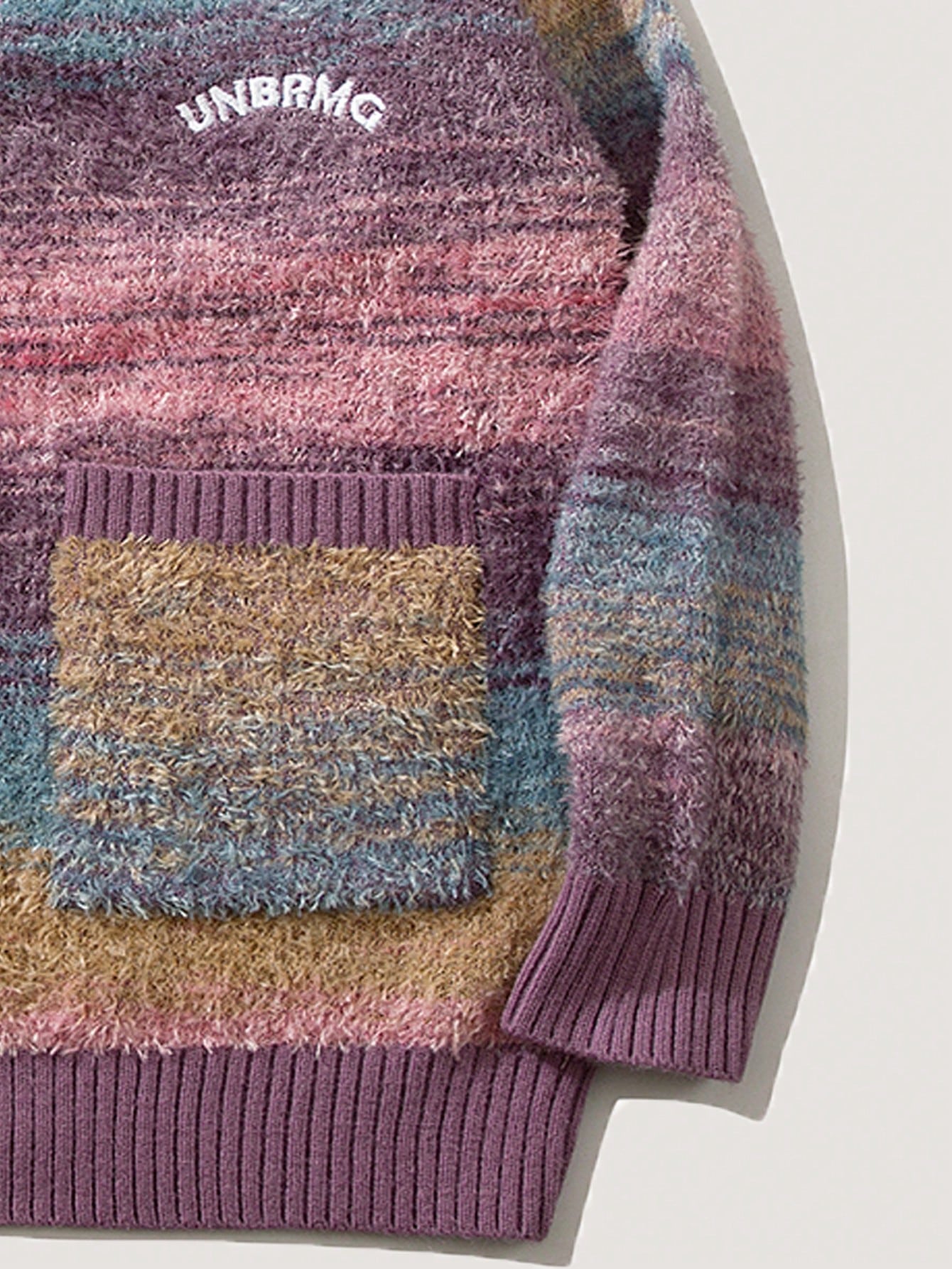 ANDREILEE  MIXED COLOR CARDIGAN SWEATER