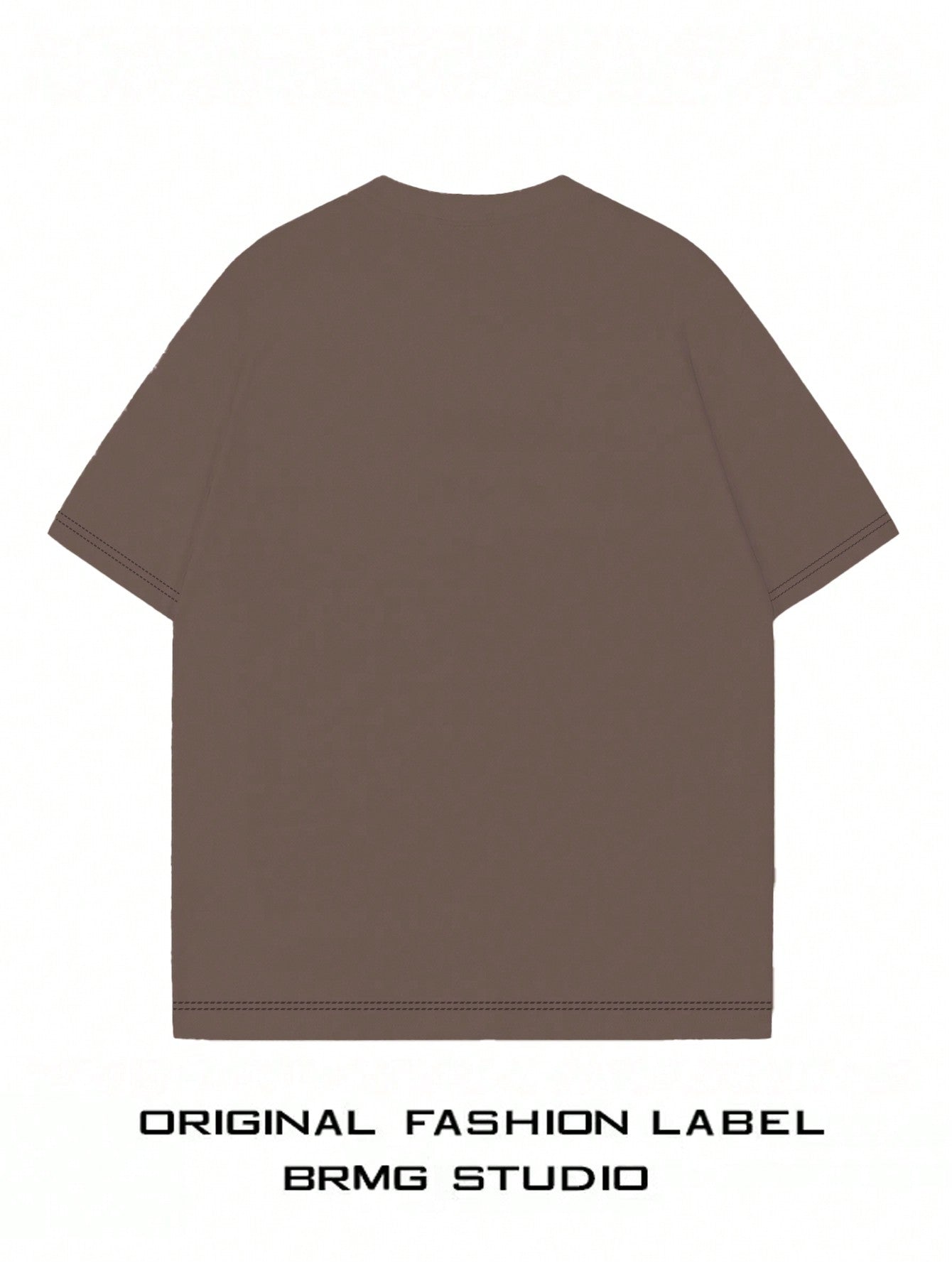 ANDREILEE COLLEGE STYLE SPLICED SPORTS T-SHIRT
