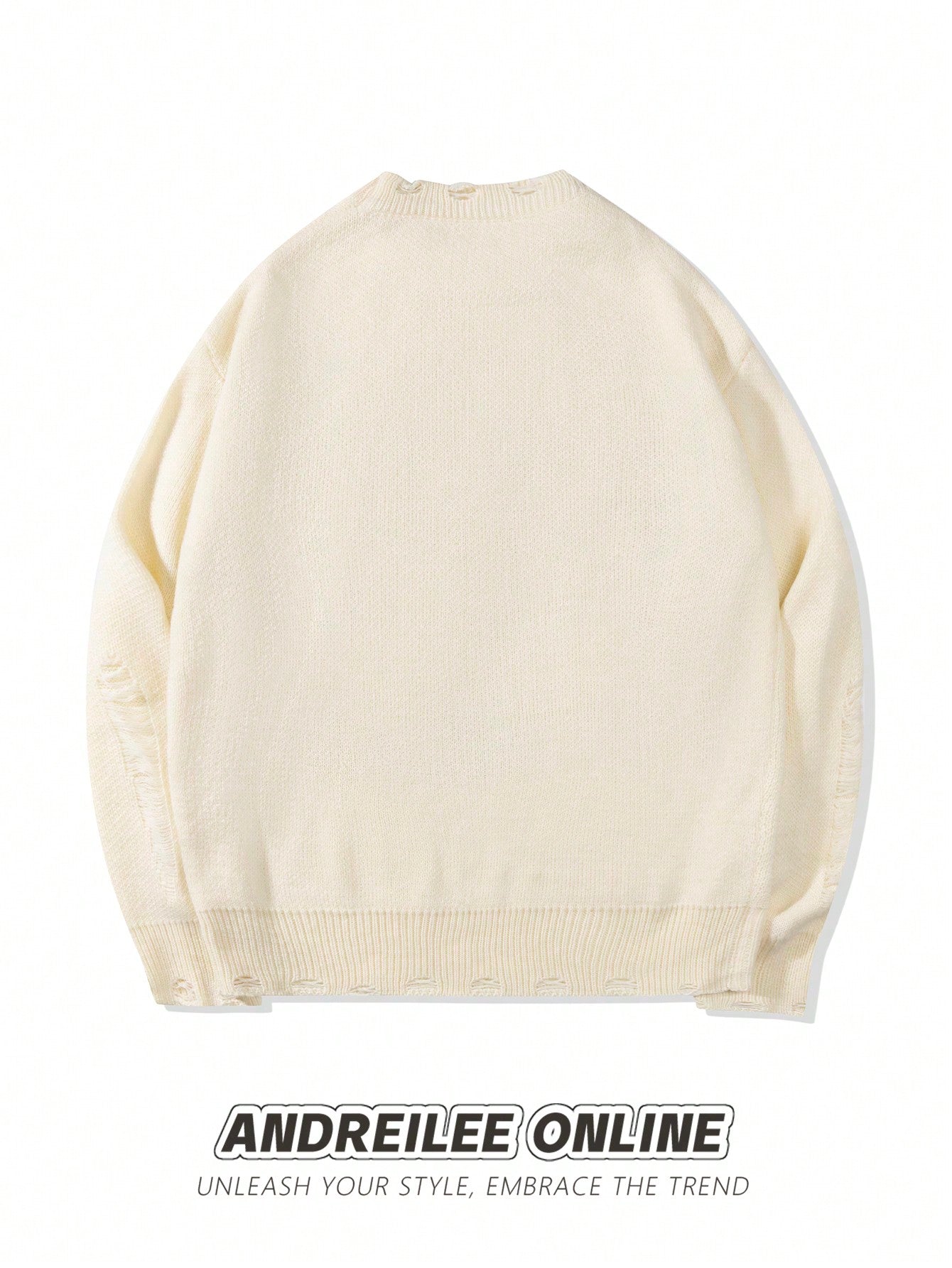 ANDREILEE FRENCH OIL PAINTING SWEATER