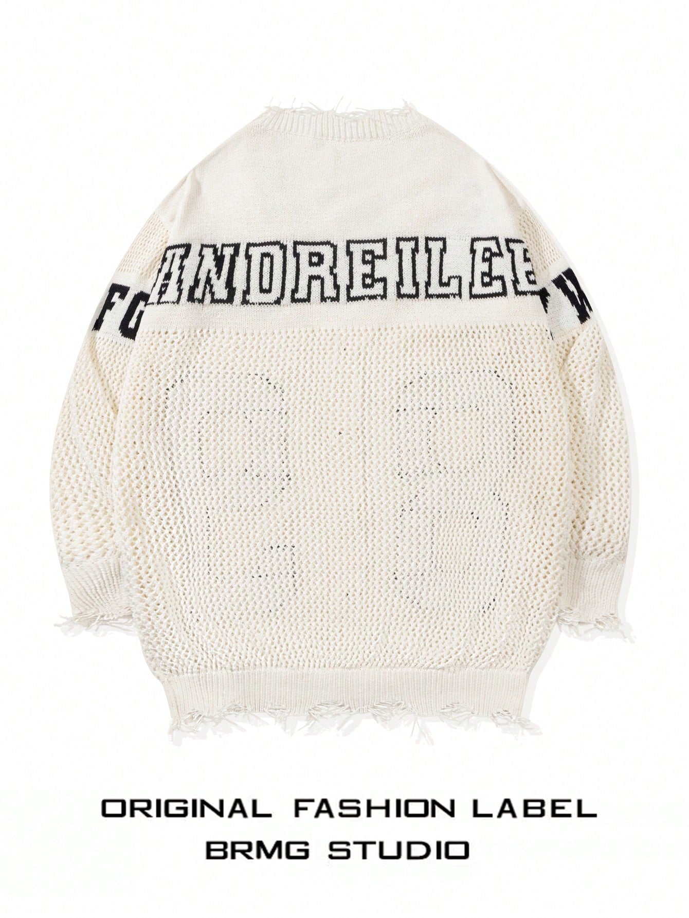 ANDREILEE DIGITAL JACQUARD CARDIGAN SWEATER