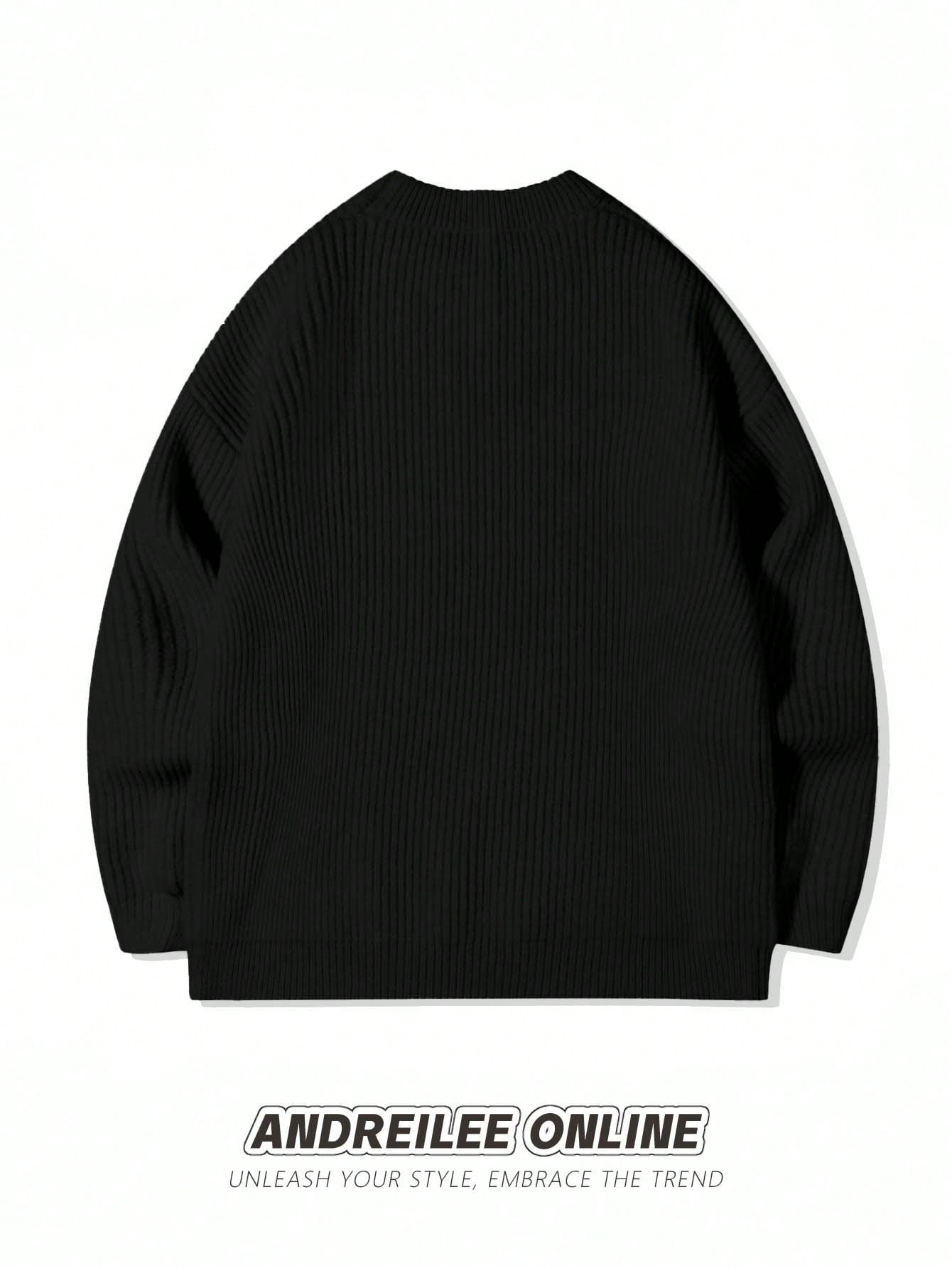 ANDREILEE STREET FASHION TEXTURED SWEATER