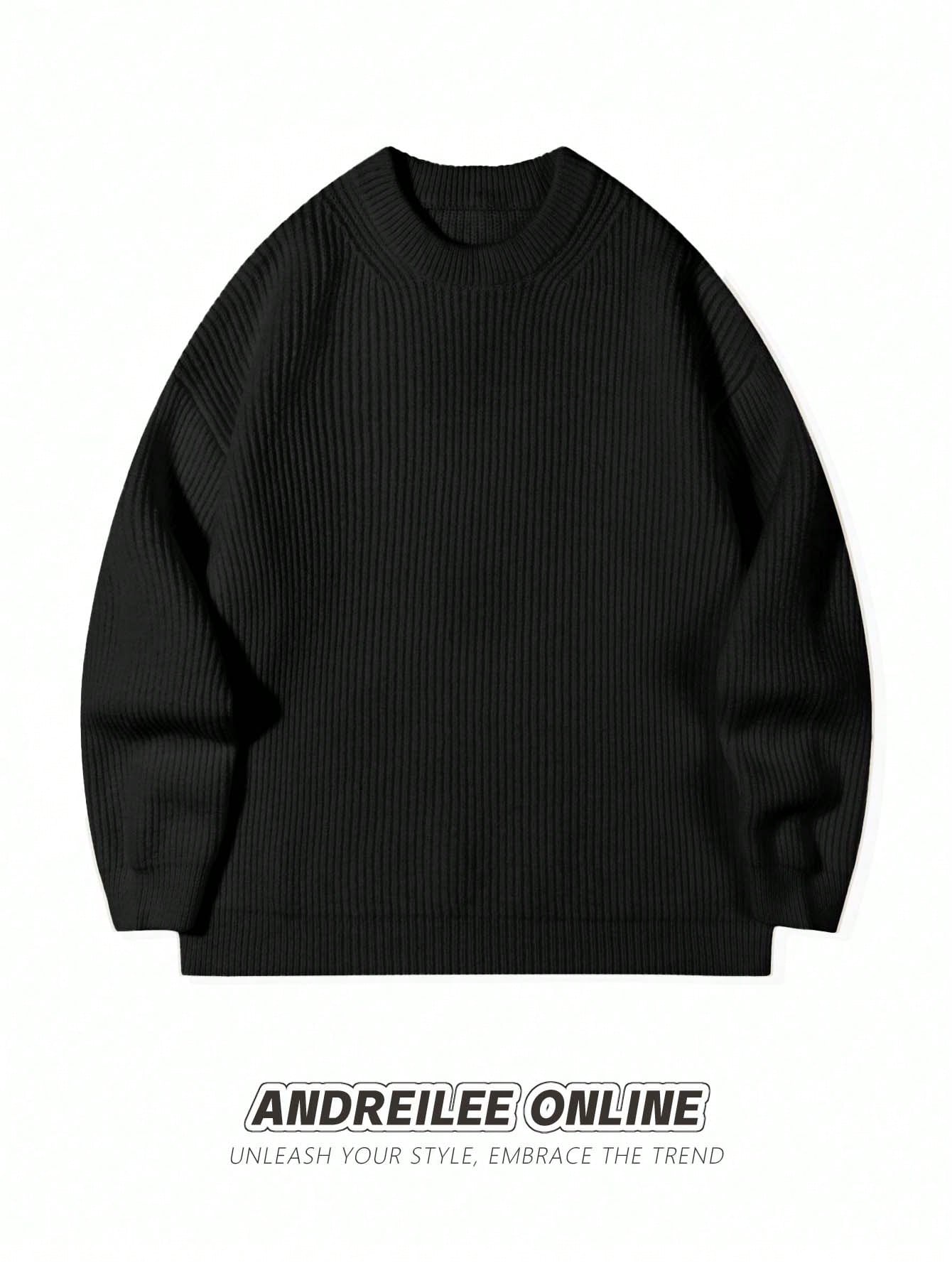 ANDREILEE STREET FASHION TEXTURED SWEATER