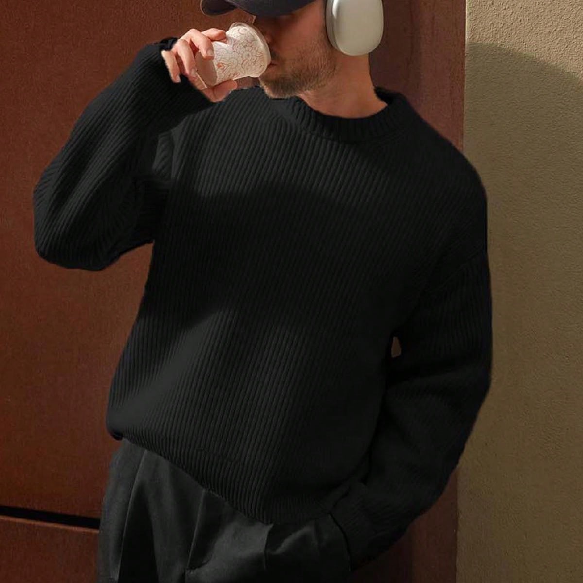 ANDREILEE STREET FASHION TEXTURED SWEATER