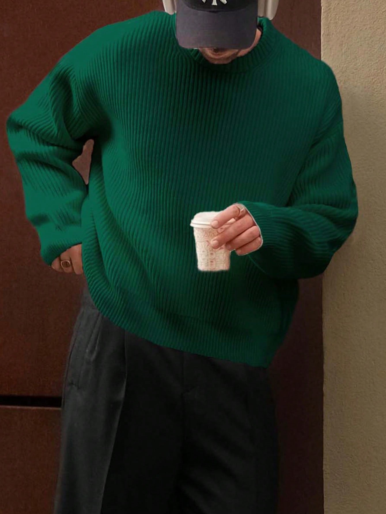 ANDREILEE STREET FASHION TEXTURED SWEATER