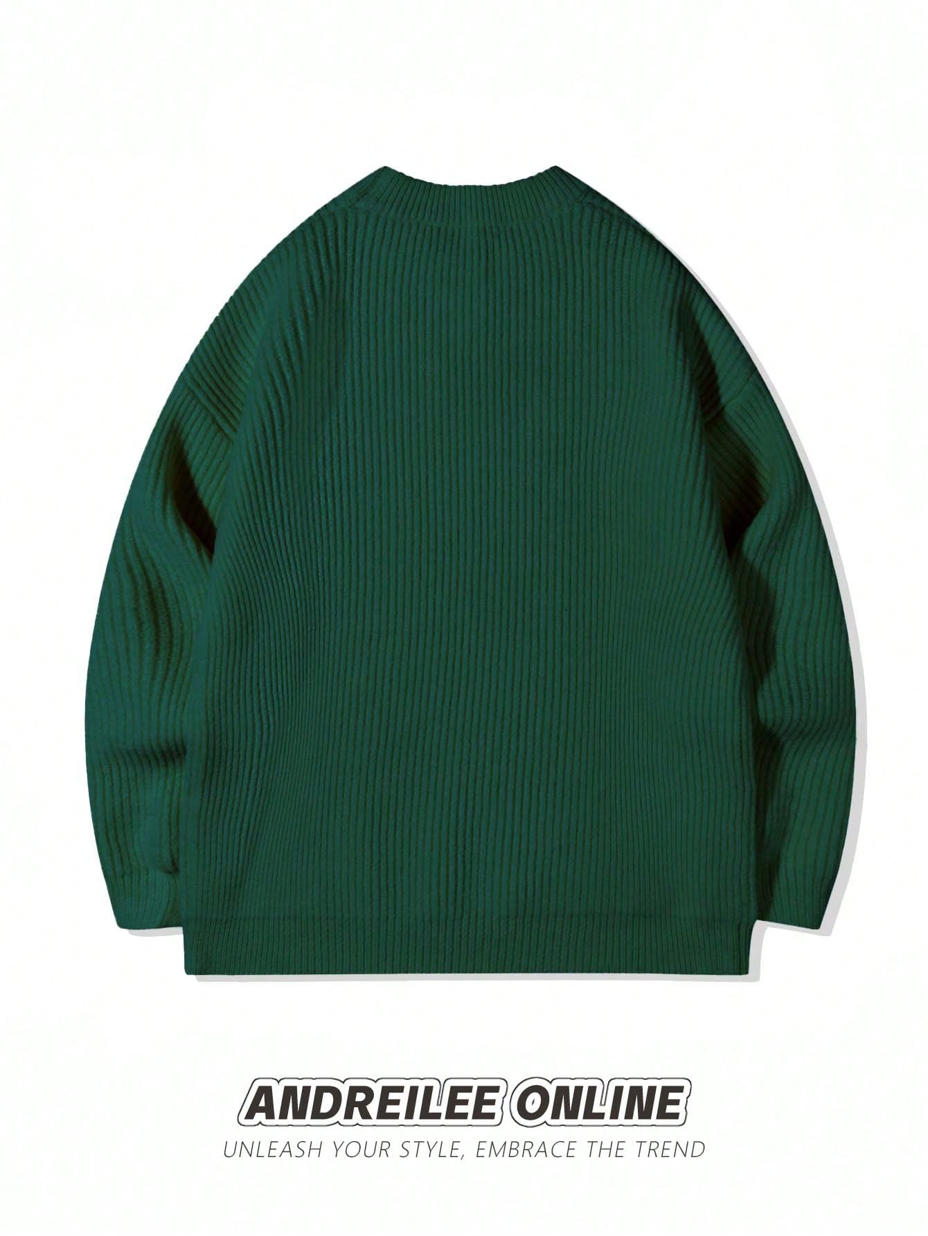 ANDREILEE STREET FASHION TEXTURED SWEATER