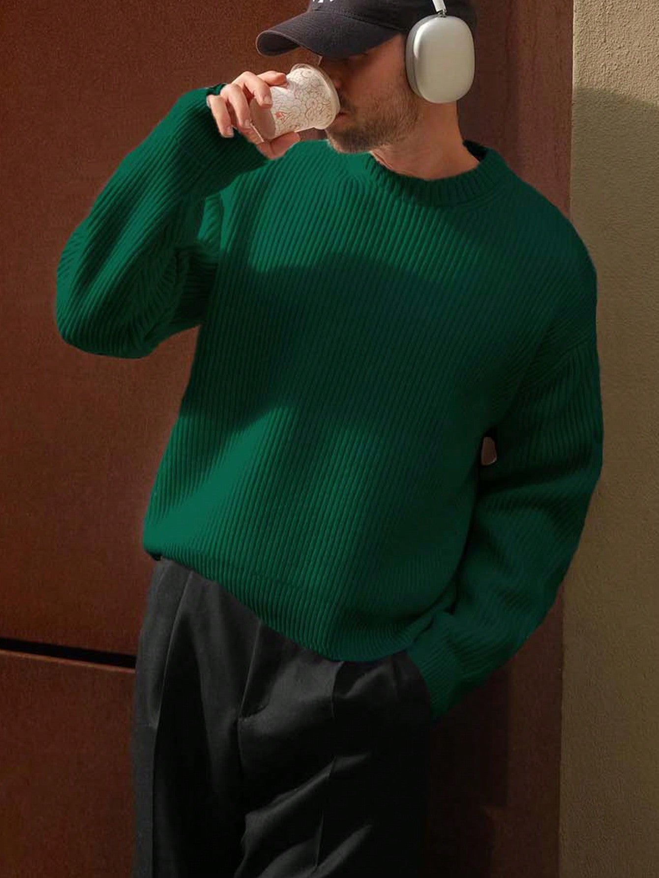 ANDREILEE STREET FASHION TEXTURED SWEATER