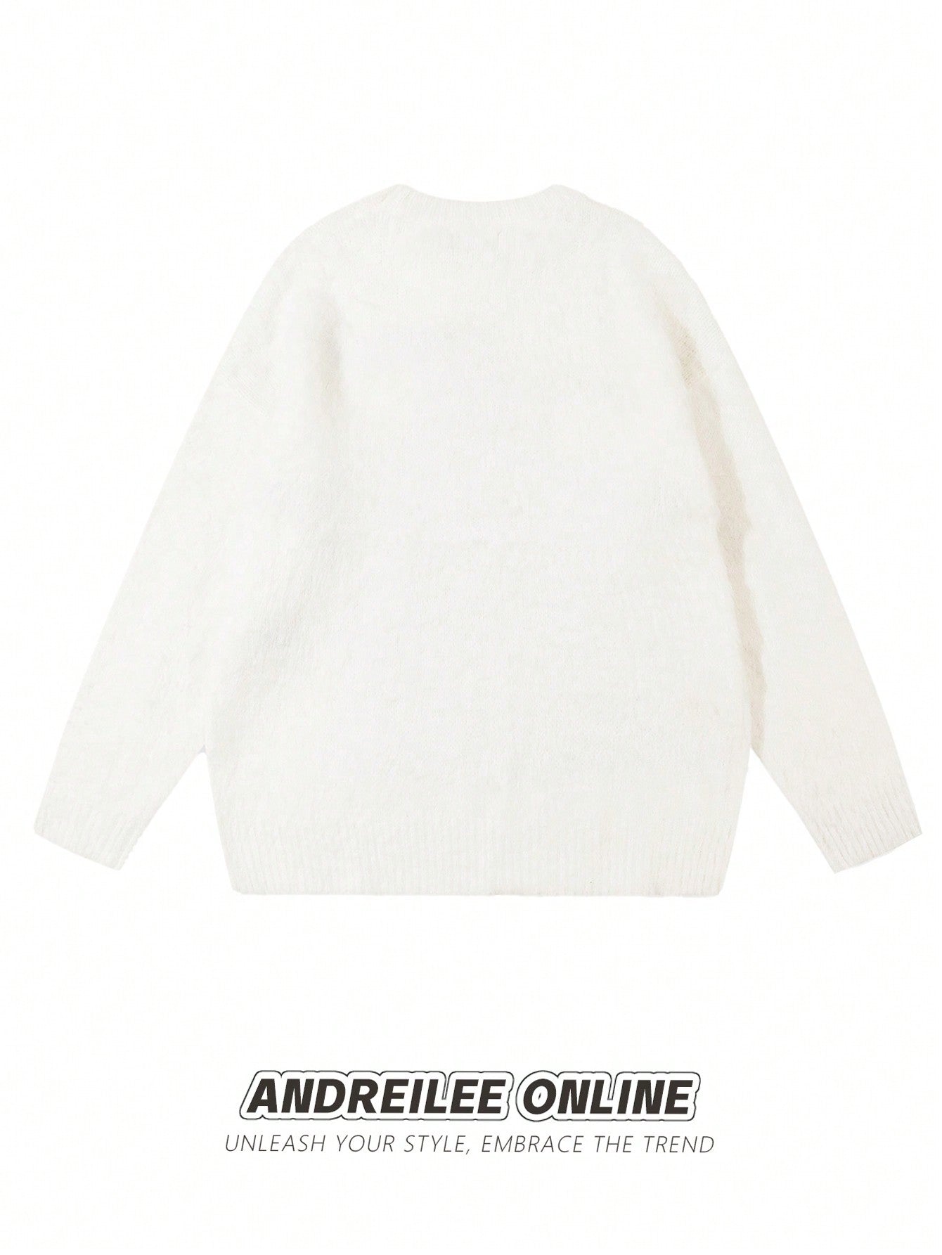 ANDREILEE STAR PATTERNED JACQUARD SWEATER