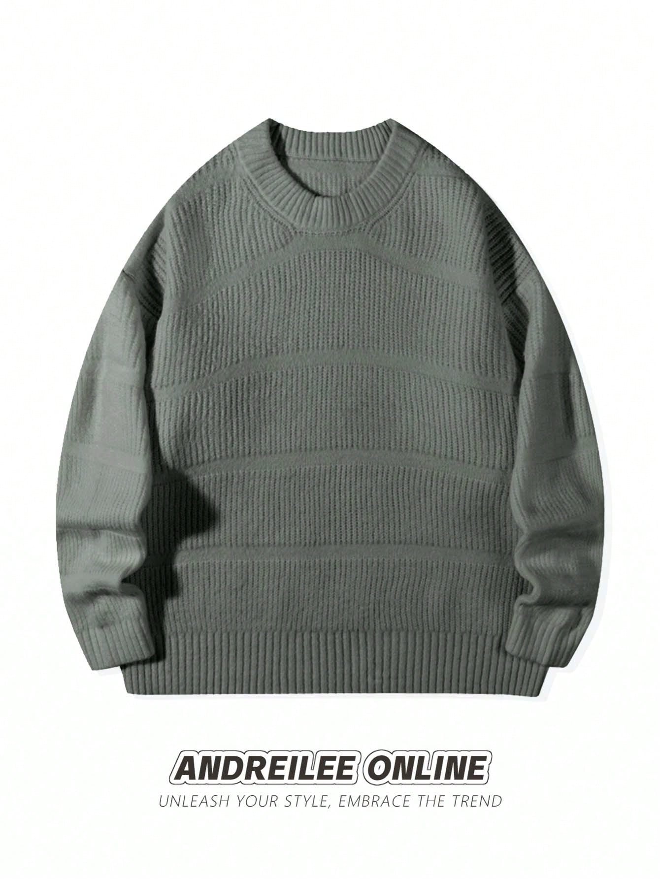 ANDREILEE STREET SOLID COLOR SWEATER