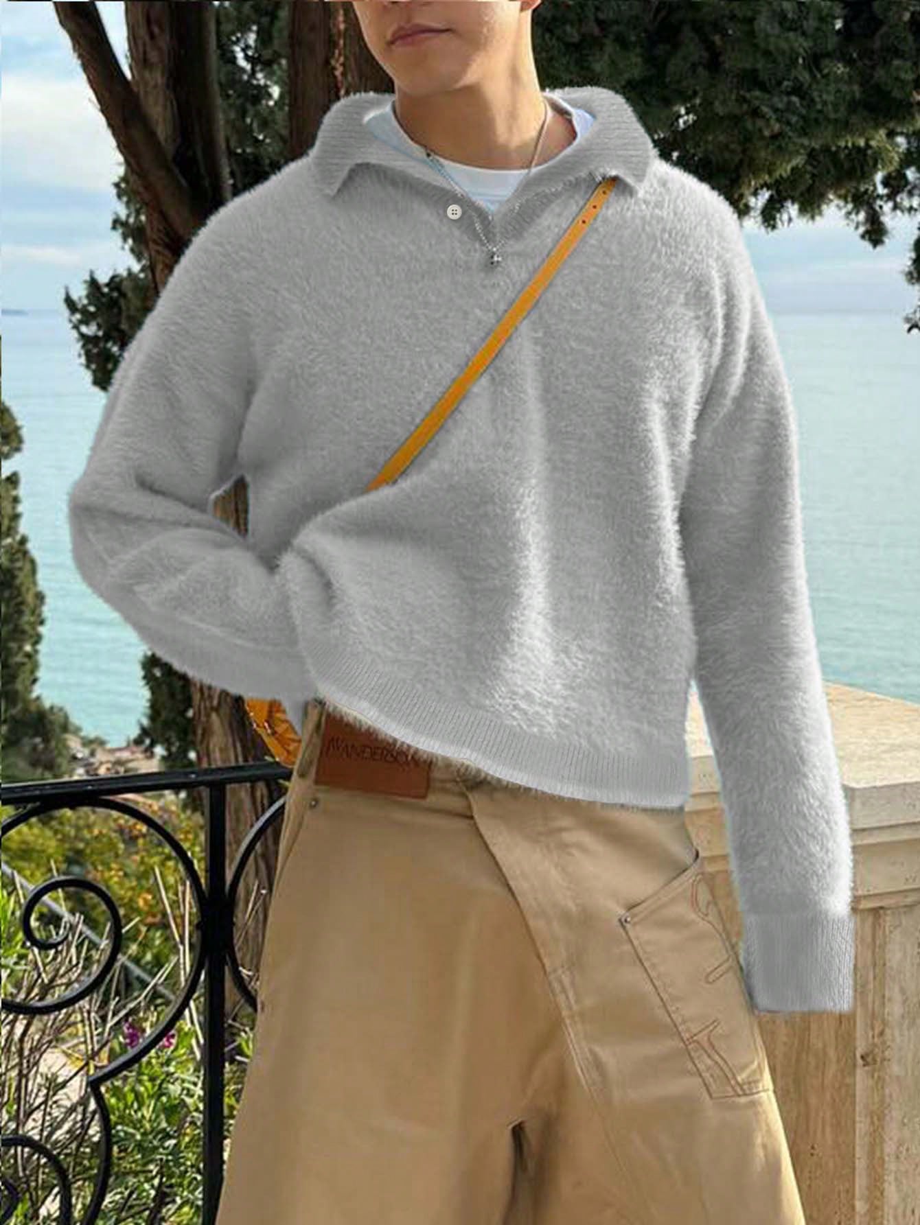 ANDREILEE BOTTOM COLOR BLOCKED TURTLENECK SWEATER