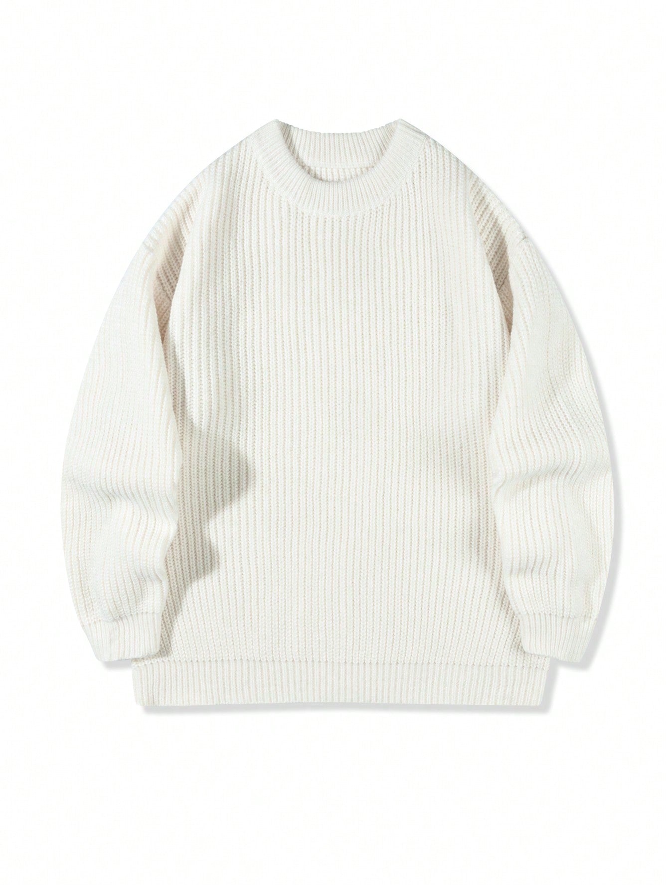 ANDREILEE RETRO SOLID COLORED SWEATER