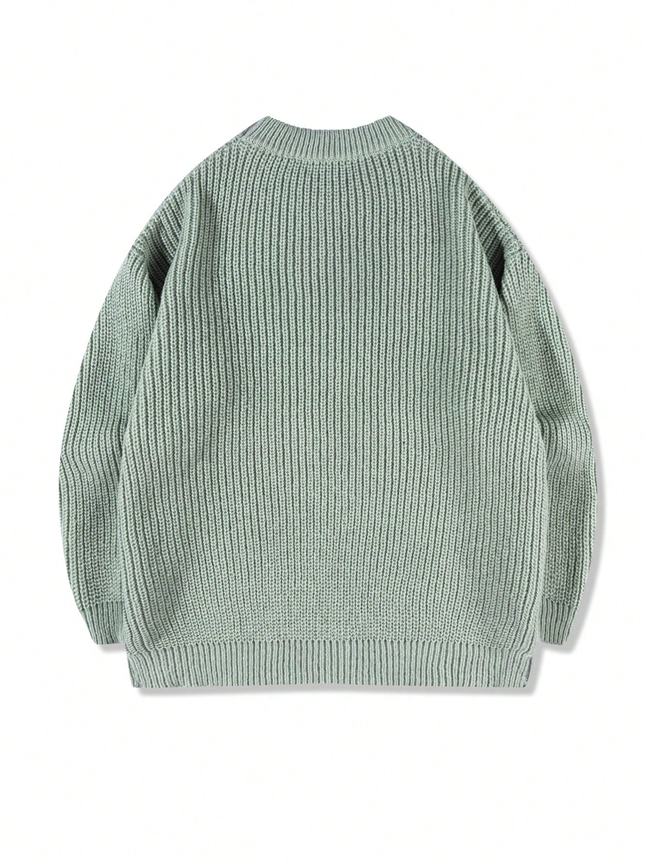 ANDREILEE RETRO SOLID COLORED SWEATER