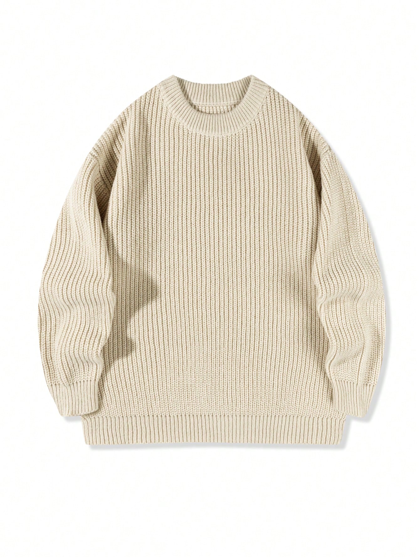 ANDREILEE RETRO SOLID COLORED SWEATER