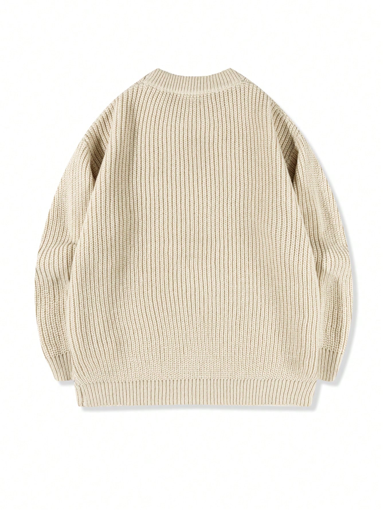 ANDREILEE RETRO SOLID COLORED SWEATER