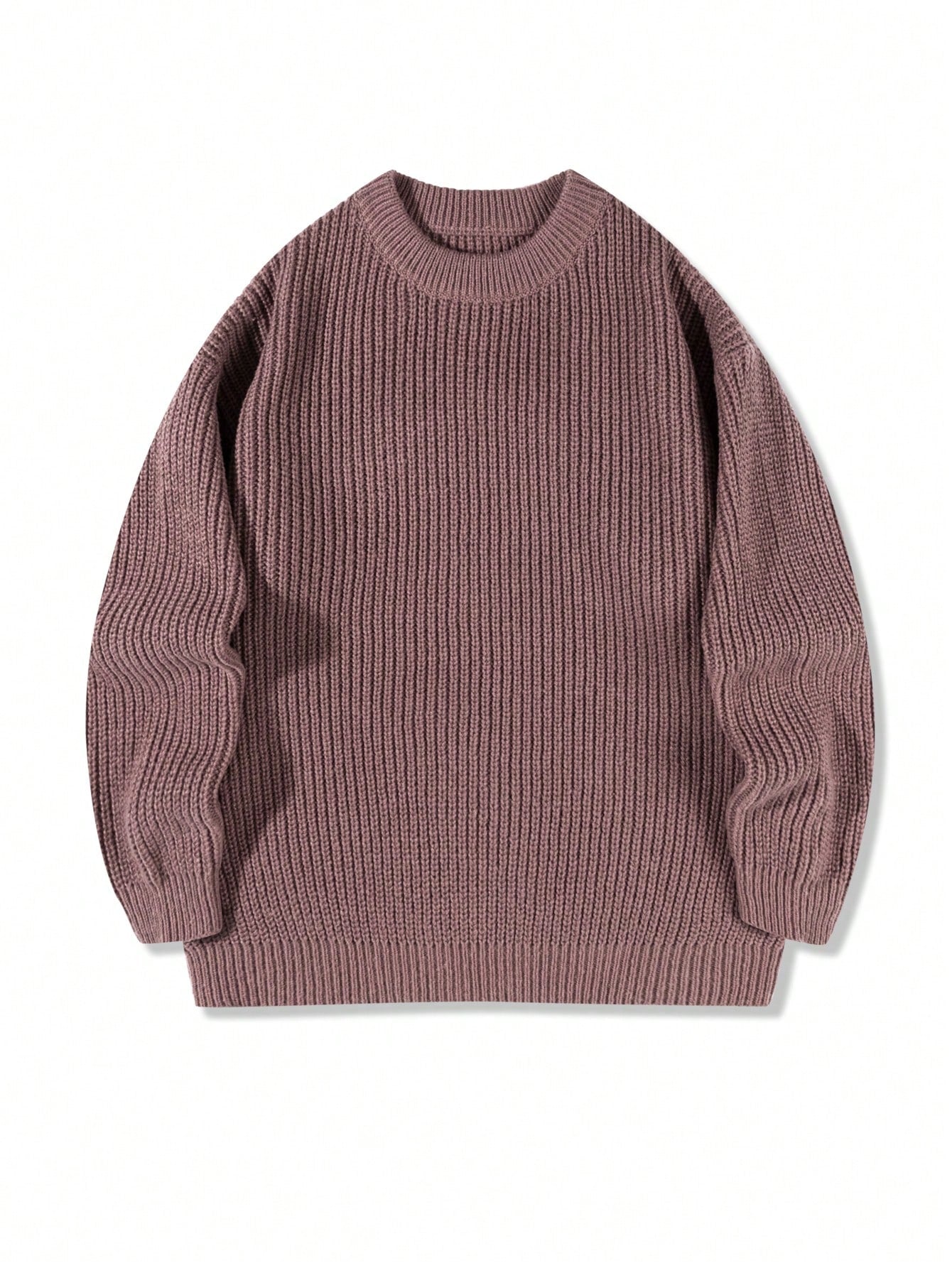 ANDREILEE RETRO SOLID COLORED SWEATER