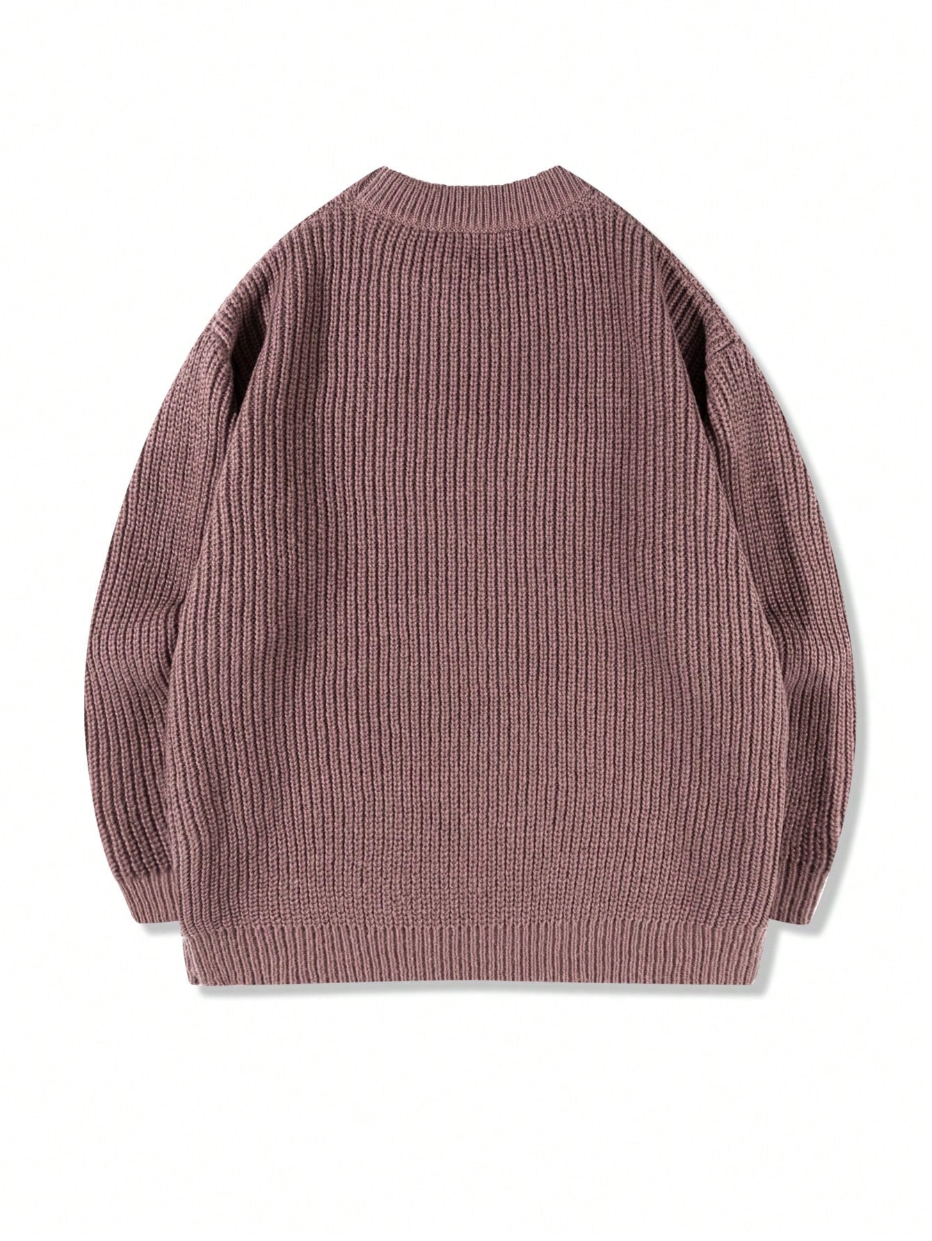 ANDREILEE RETRO SOLID COLORED SWEATER