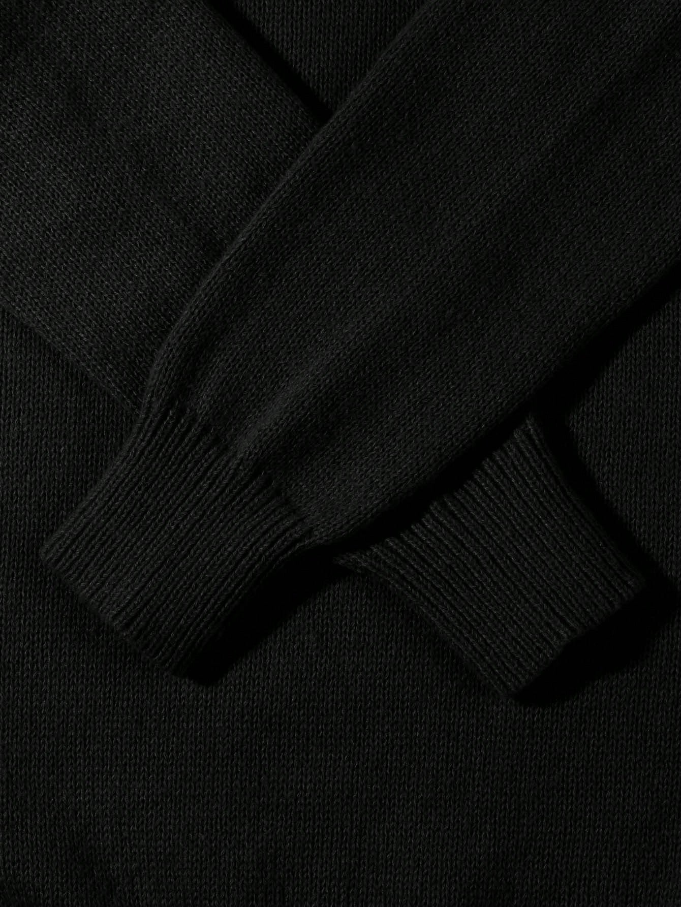 ANDREILEE LAZY TRENDY SOLID COLOR SWEATER