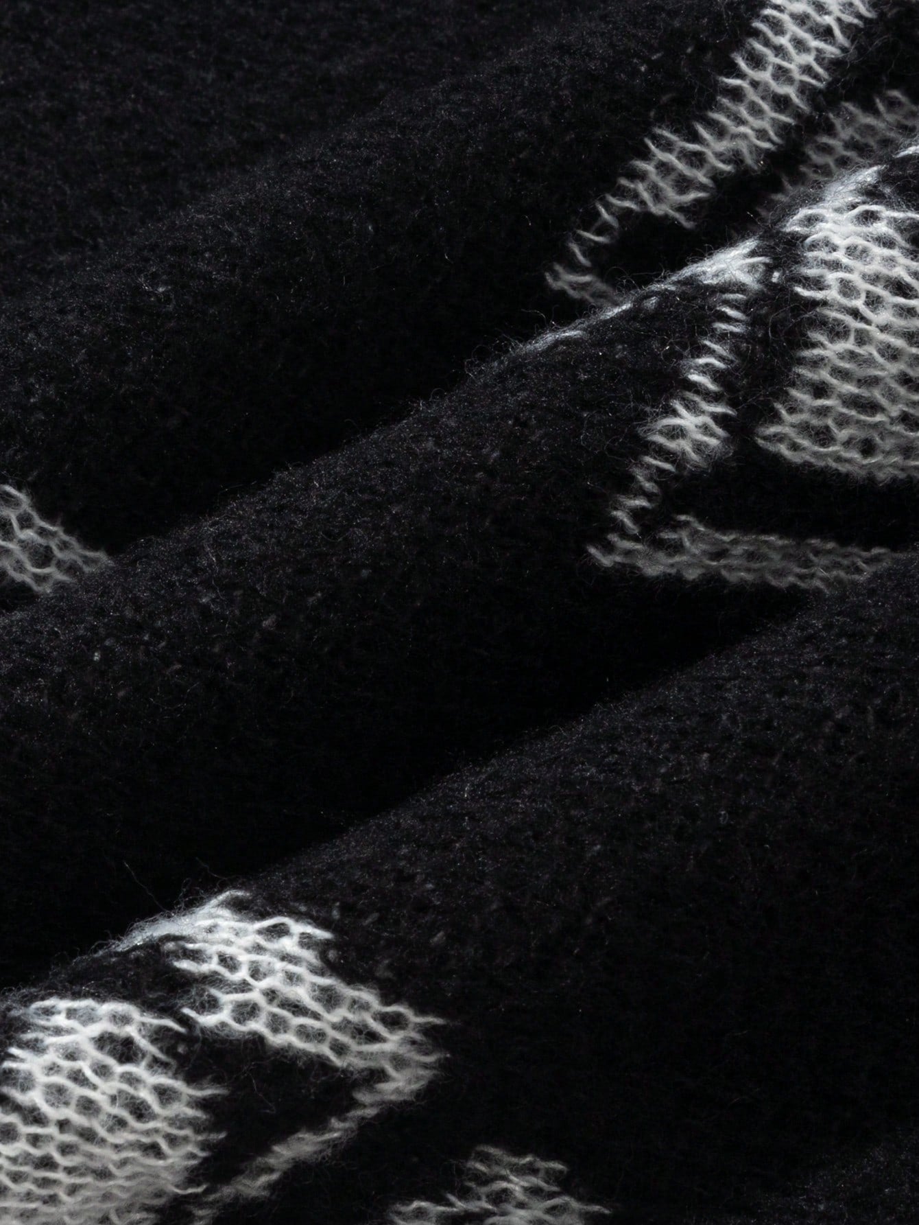 ANDREILEE CROSS-PATTERNED LONG PANTS