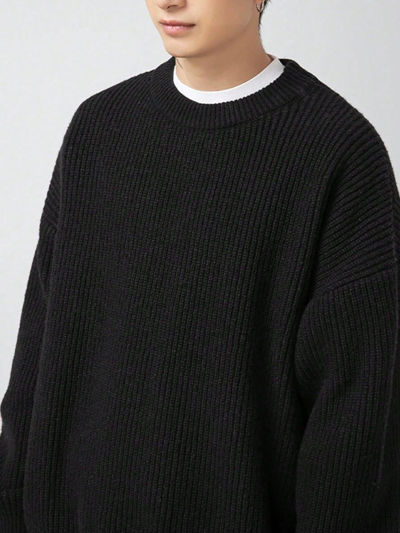 ANDREILEE RETRO SOLID COLORED SWEATER