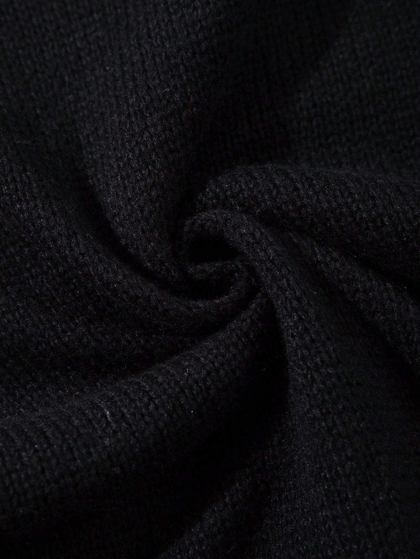 ANDREILEE SKULL LETTER PRINT PULLOVER SWEATER