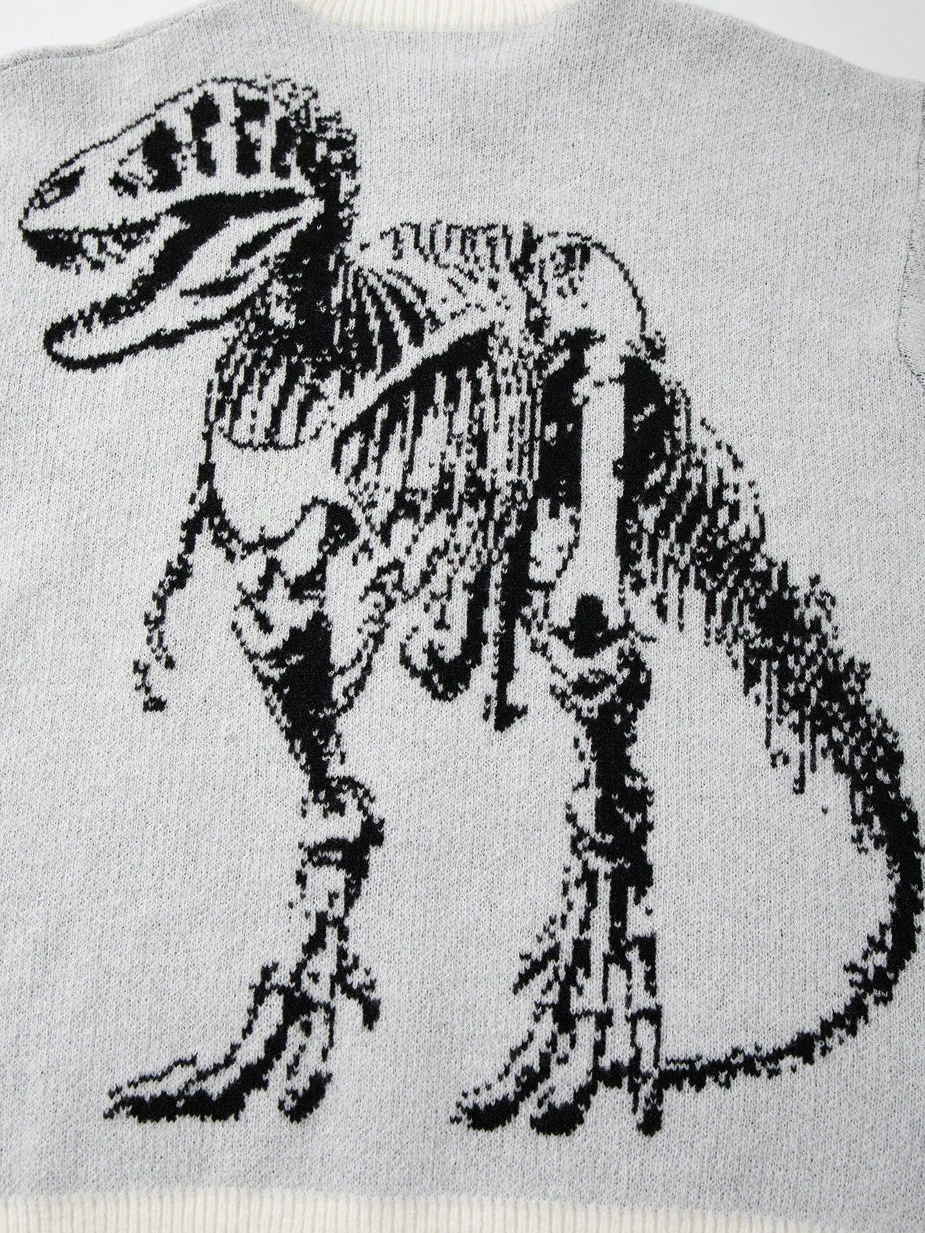 ANDREILEE DINOSAUR PATTERN CARDIGANS SWEATER