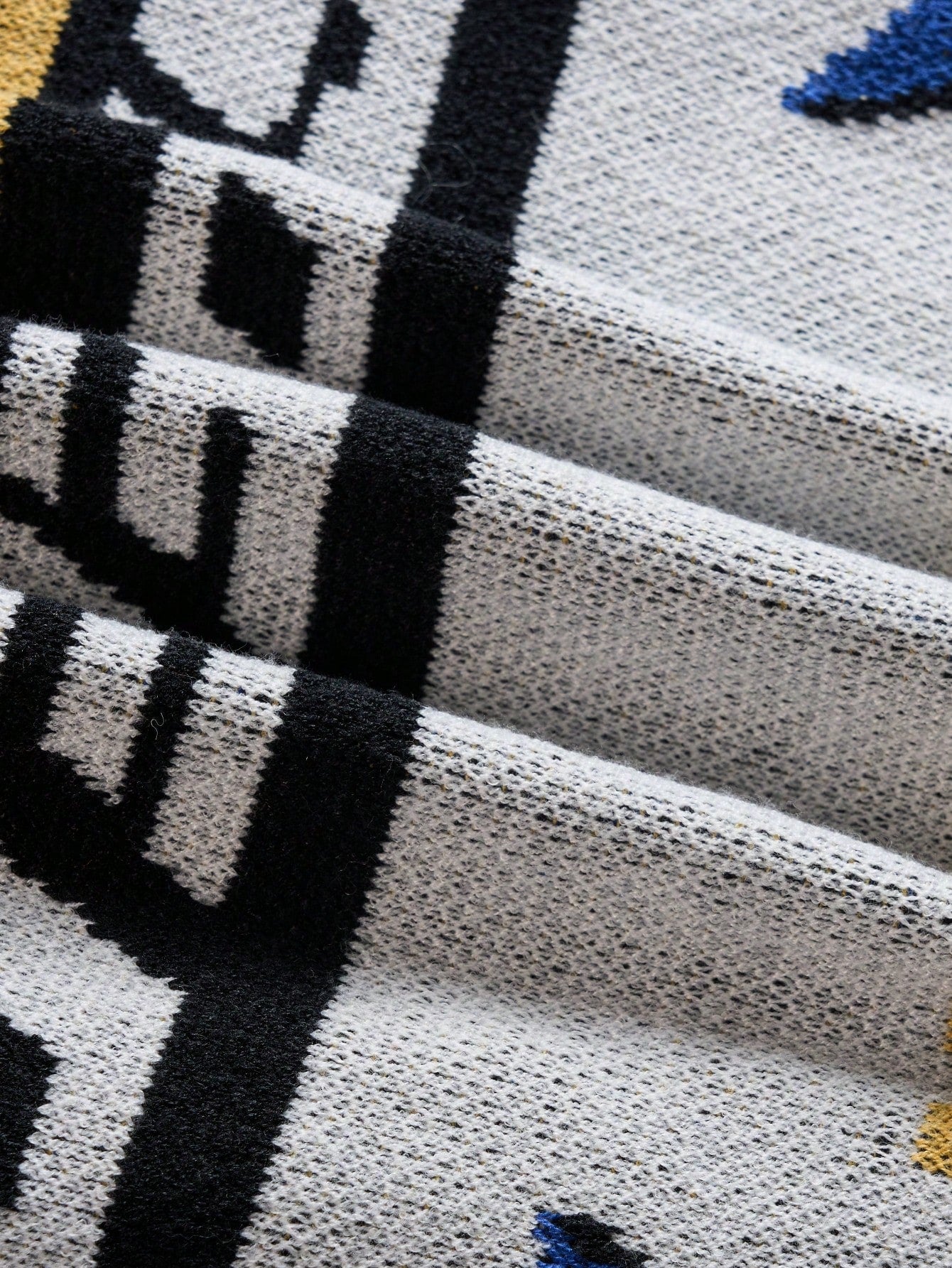 ANDREILEE ENGLISH LETTERS POLO COLLAR OPEN-FRONT SWEATER