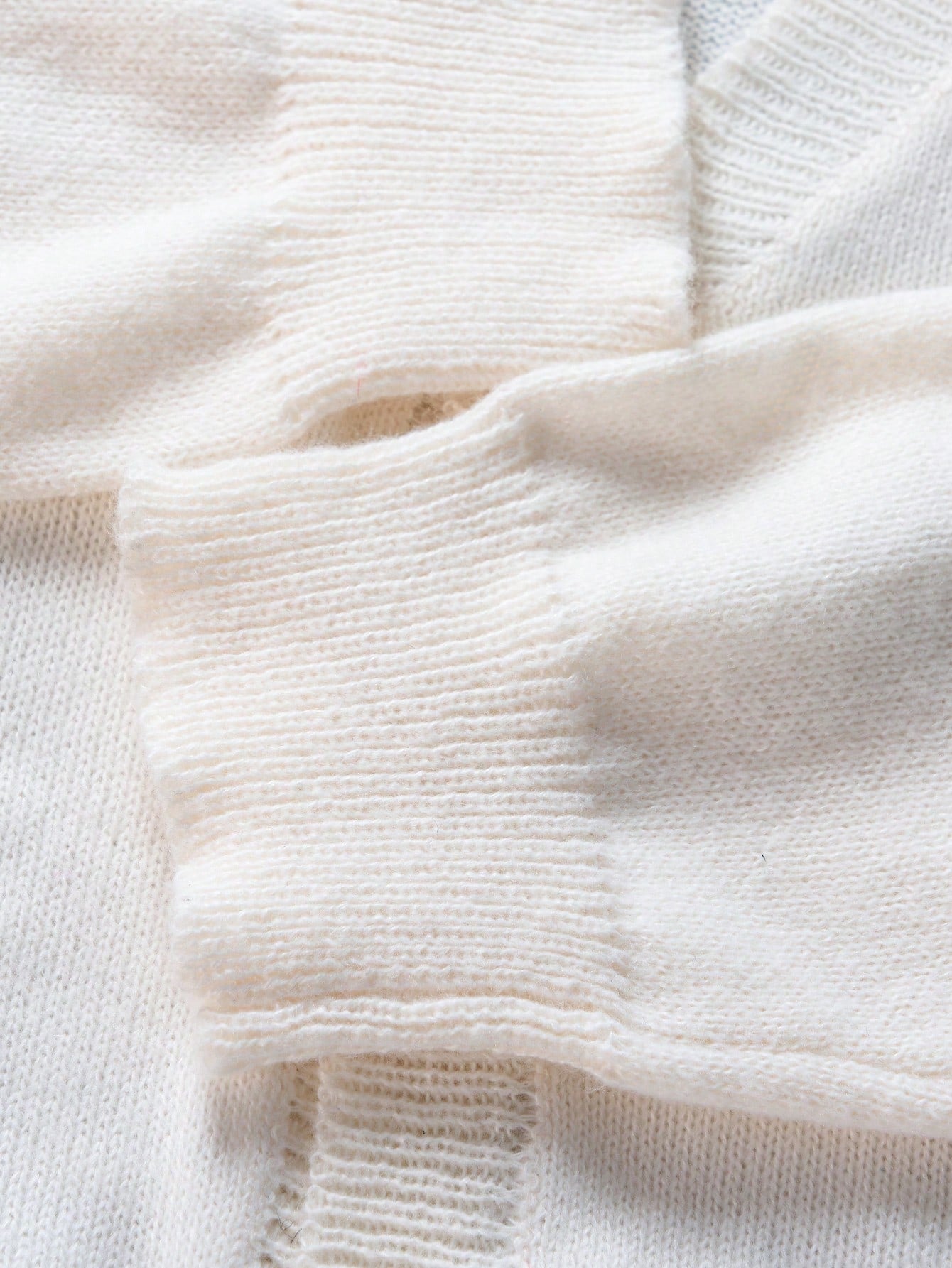 ANDREILEE CARTOON FUN PATTERN CARDIGAN SWEATER