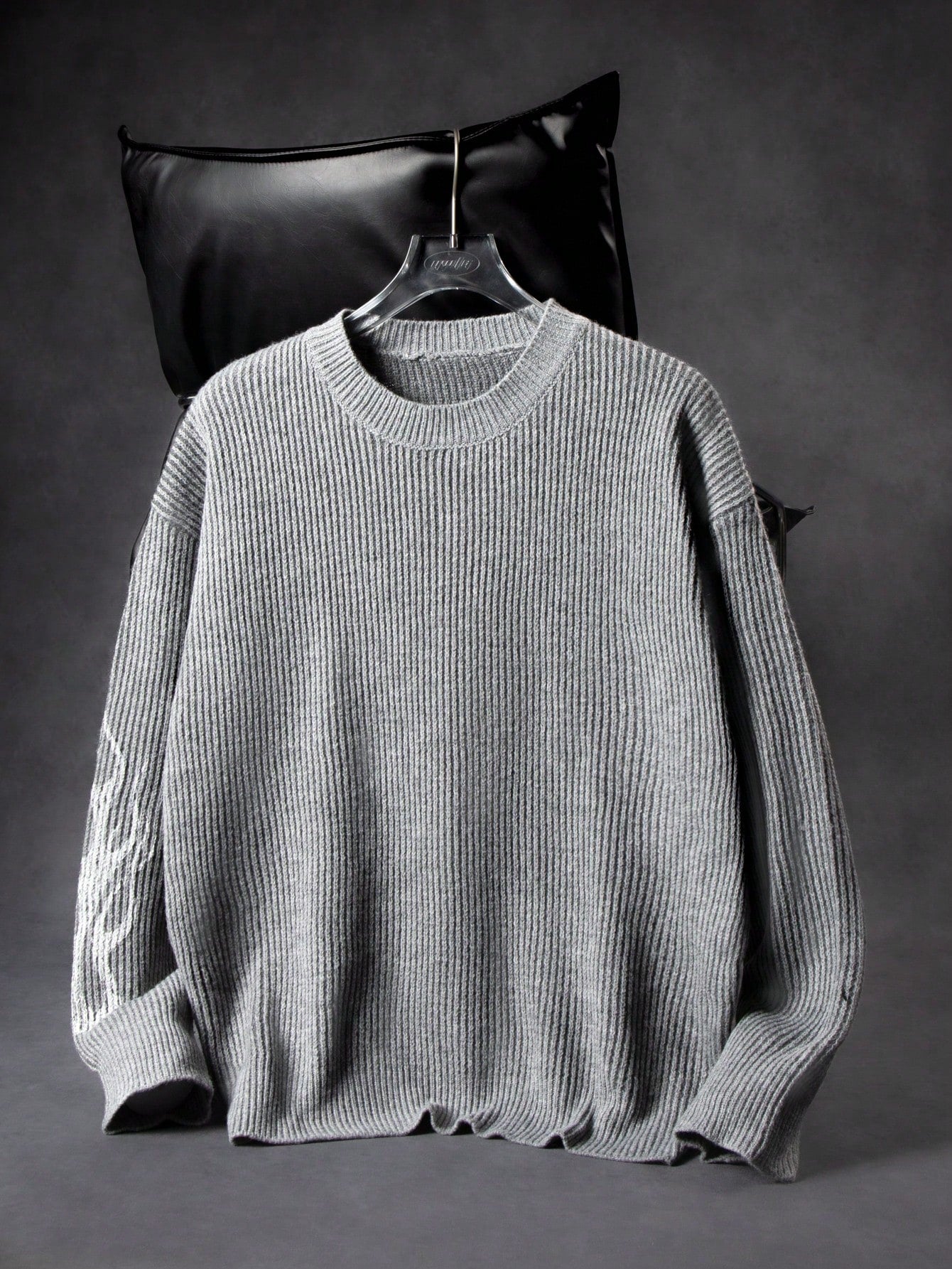 ANDREILEE WING BONE PATTERN PULLOVER SWEATER