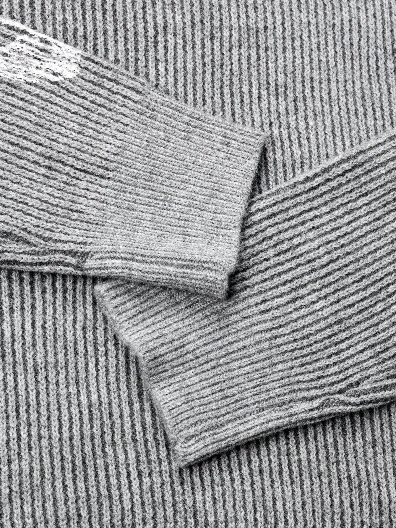 ANDREILEE WING BONE PATTERN PULLOVER SWEATER